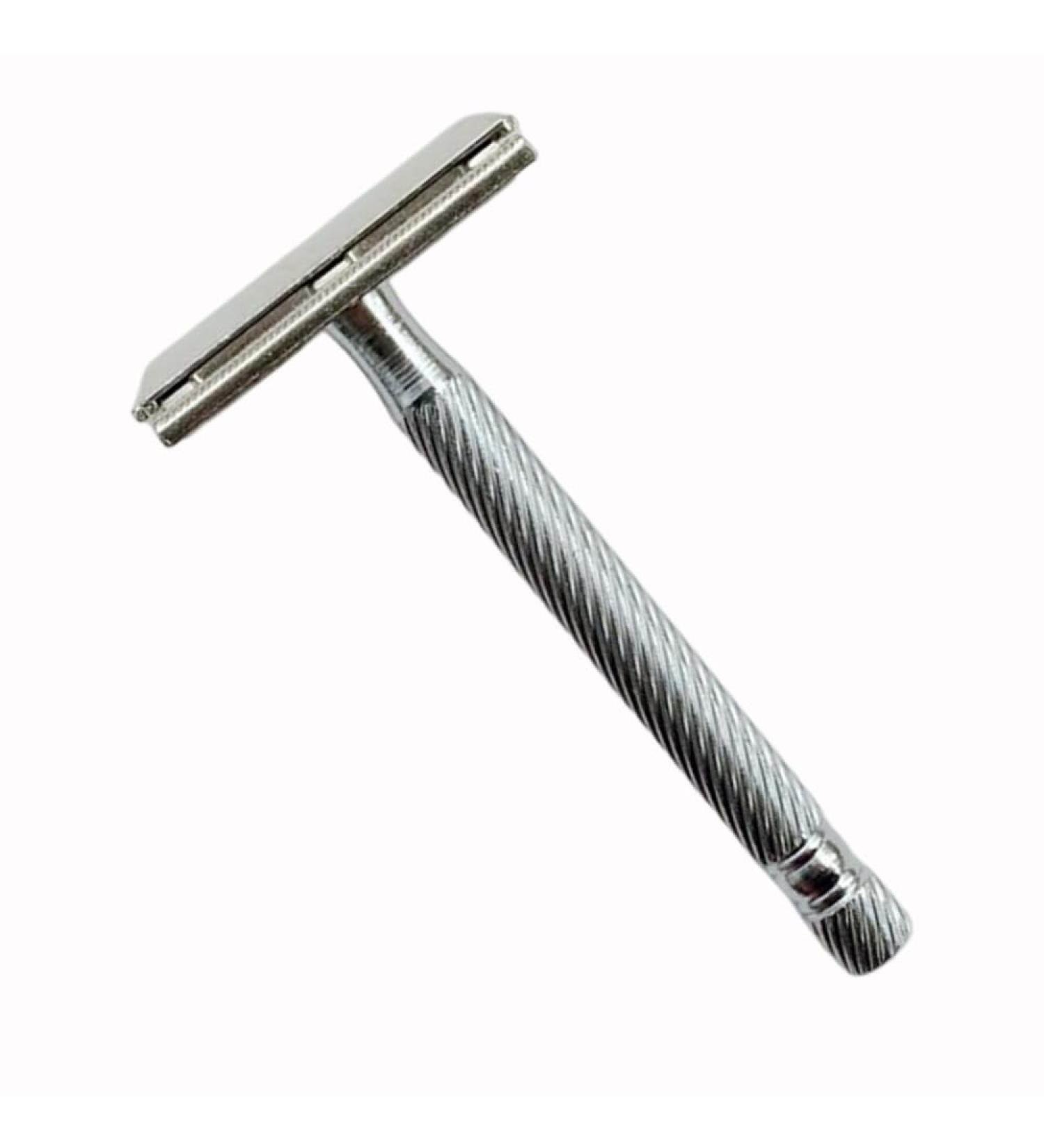 Premium Stainless Steel Manual Razor & Elegant Storage Box - Perfect Gift for Fathers & Gentlemen - Buy Online on GoSupps.com