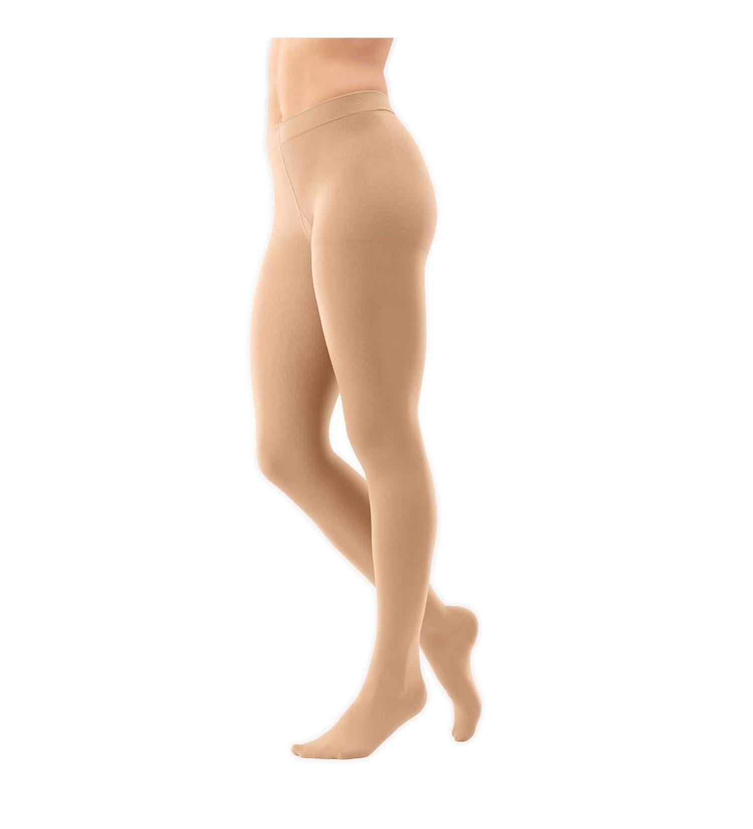 Bauerfeind VenoTrain soft AT CCL2 compression tights L plus cream long