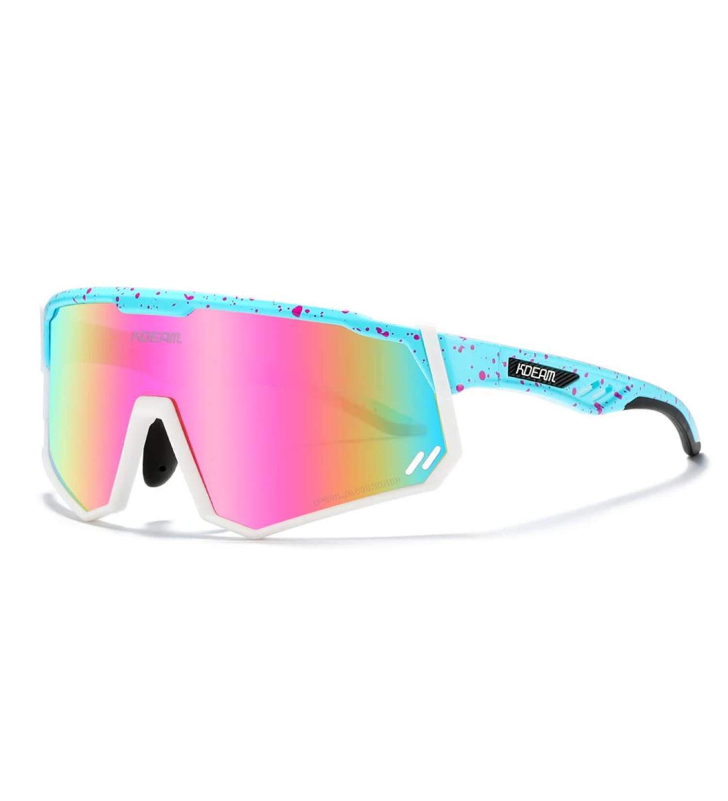 RINKUOLYO Sports Polarized Sunglasses UV 400 Protection for Men and Women Ideal for Cycling Skiing Driving
