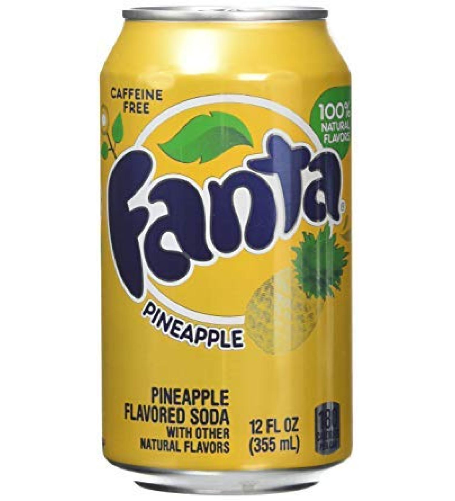Fanta Fanta Pineapple 355 ml (lot of 24)