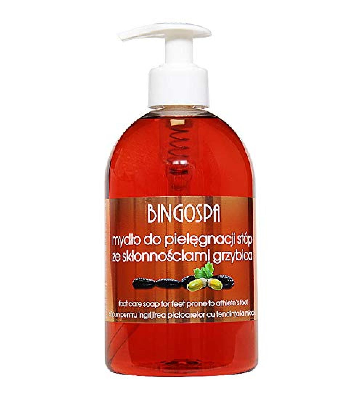 BINGOSPA Foot Soap 500ml - Treat Athlete's Foot & Cracked Heels | International Shipping Available - Buy Online on GoSupps.com