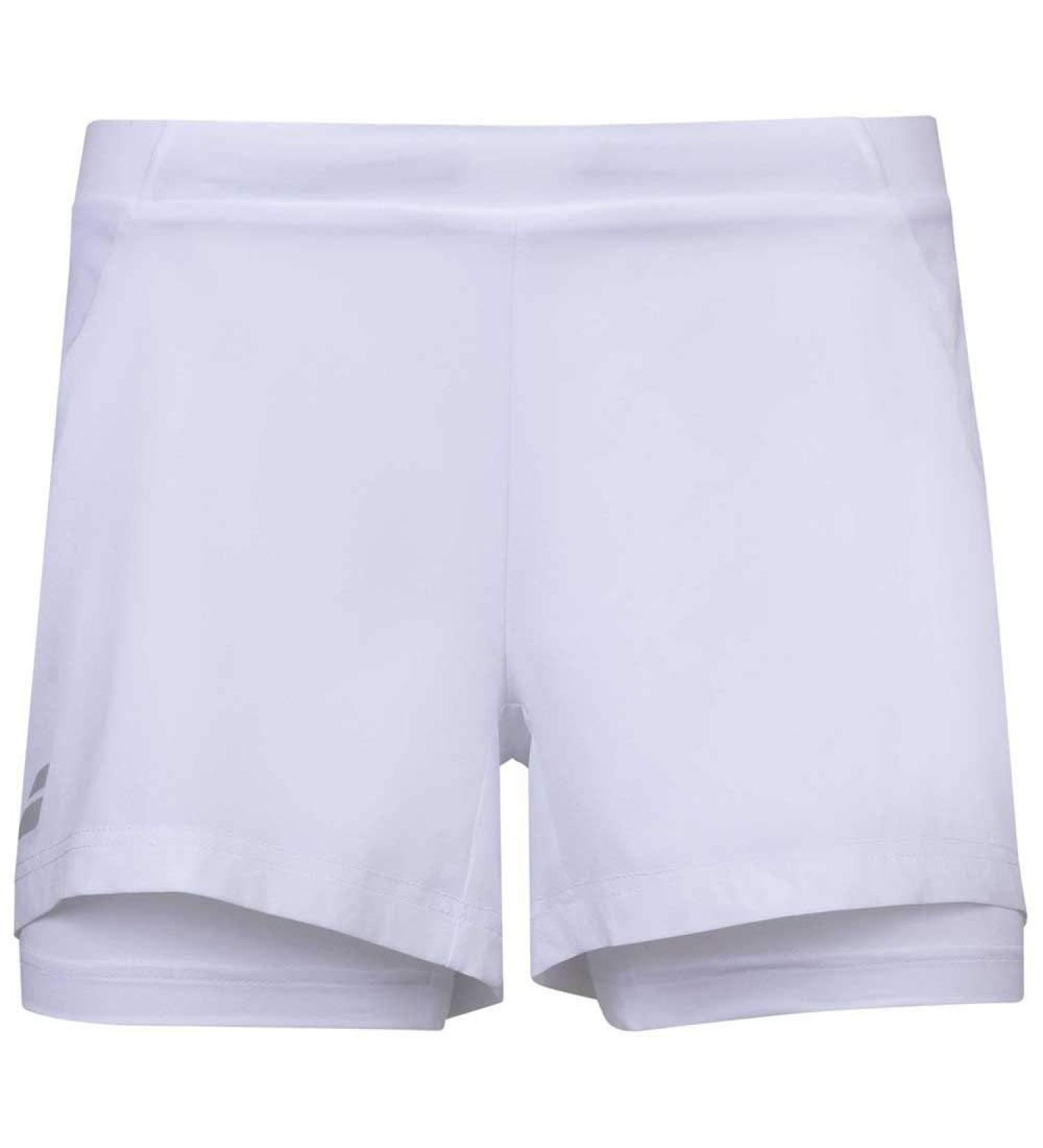 Babolat Unisex Kids Exercise Short Girl Shorts 6-8 years White