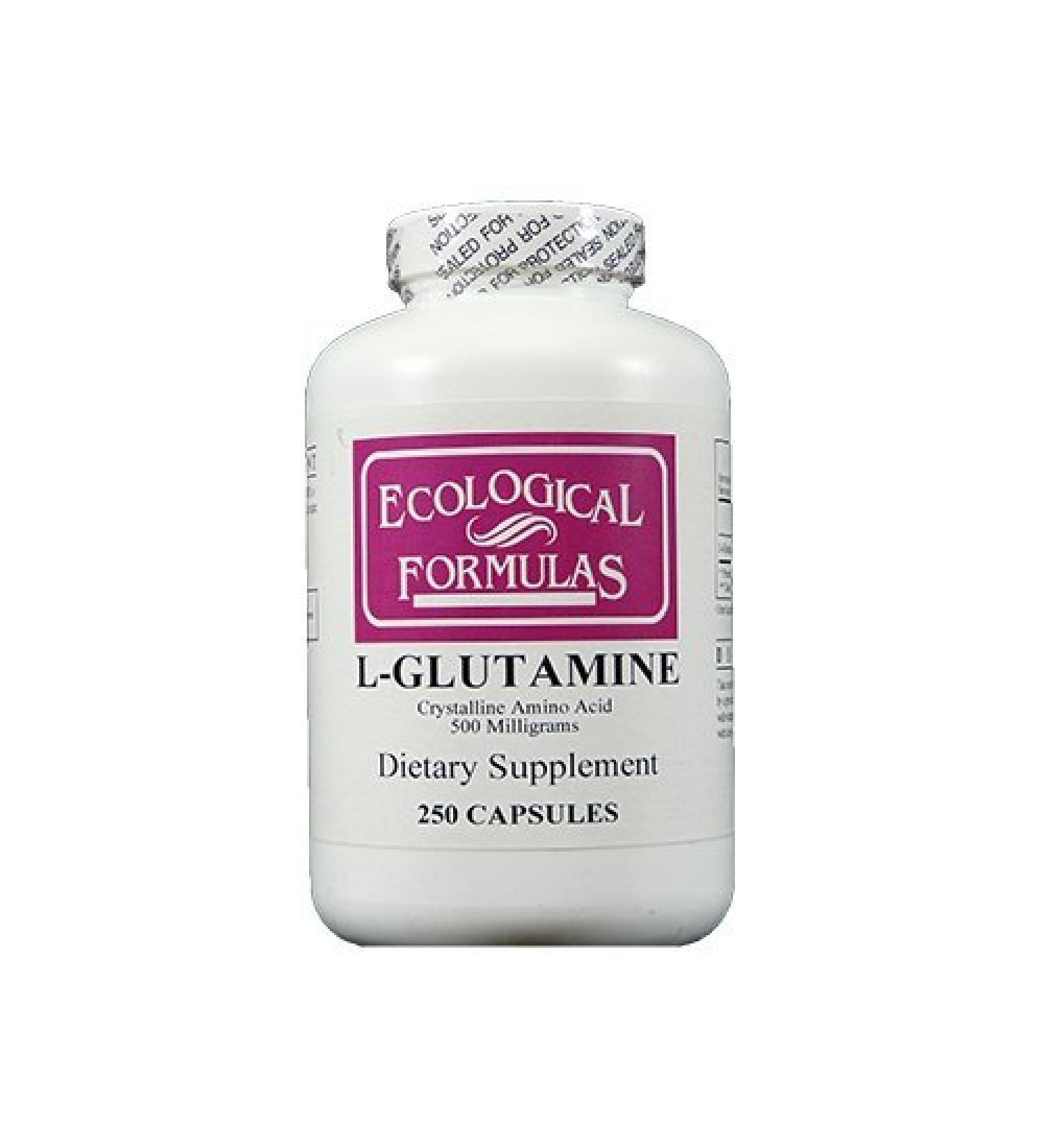 Ecological Formulas L-Glutamine 500 Mg 250 Caps