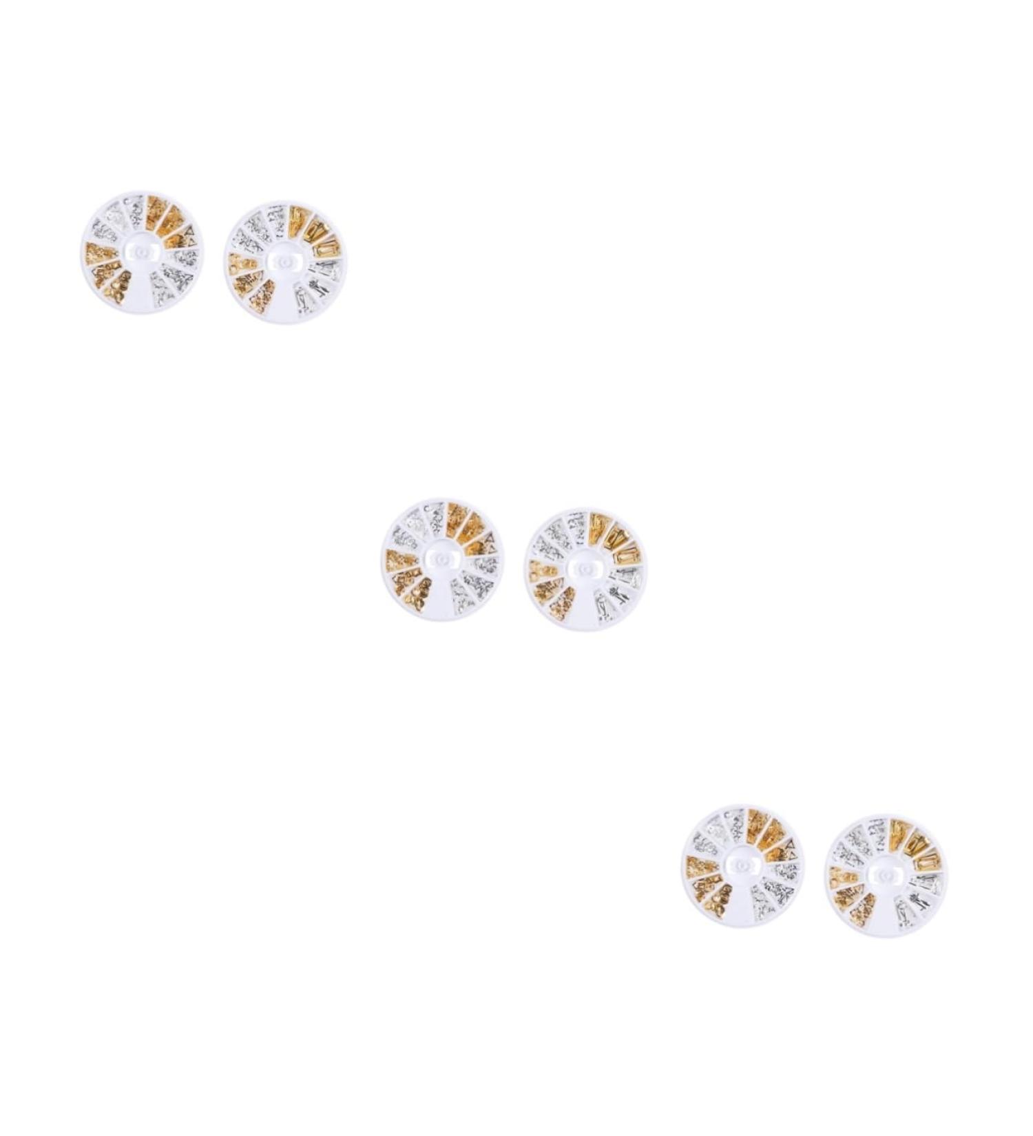 minkissy Rivet Decoration 6 Boxes Manicure Rivet Nail Accessories Nails Accessories Kerchief Headband Nail Rhinestone Diy Fingernail Patch Gold Appliques Embellishments Decor 3d Charm - Buy Online on GoSupps.com