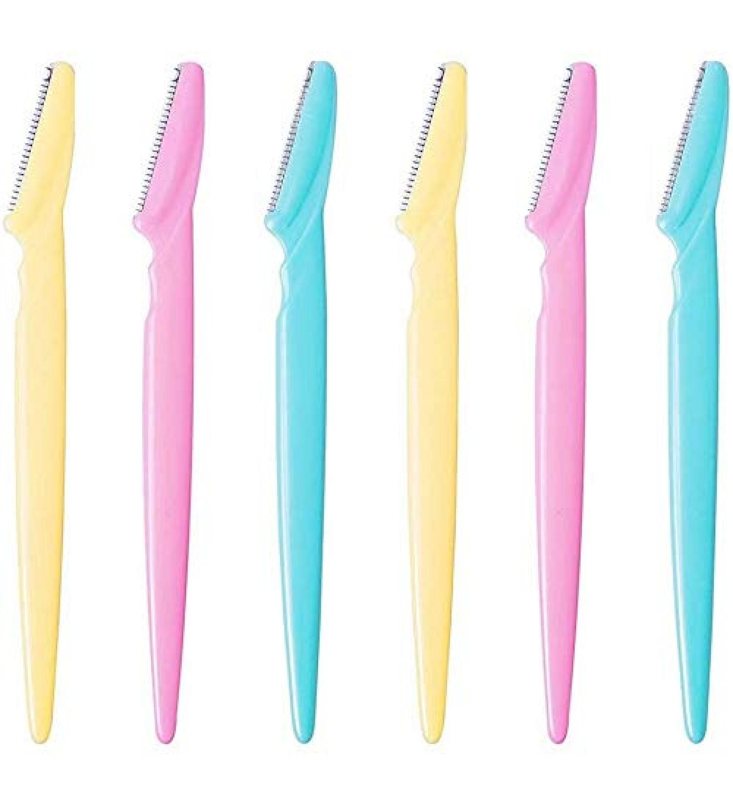 Yicare 6PC Eyebrow Razor Trimmer Set - Precision Eyebrow Shaver for Women & Men - Face Razor & Blades with Cover - Buy Online on GoSupps.com