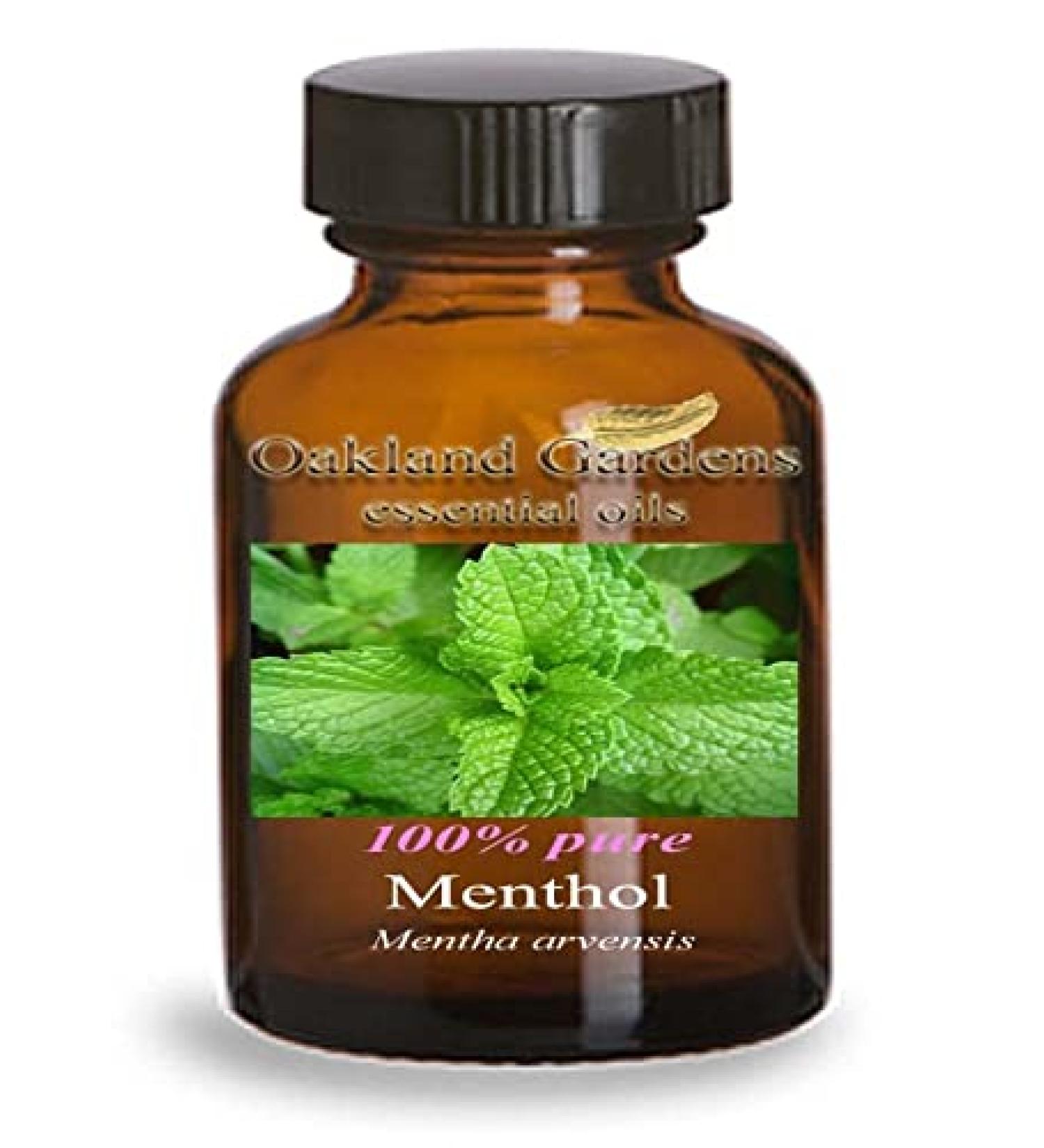 Oakland Gardens Liquid Menthol Essential Oil - 100% Pure Therapeutic Grade Essential Oil - 15 ml