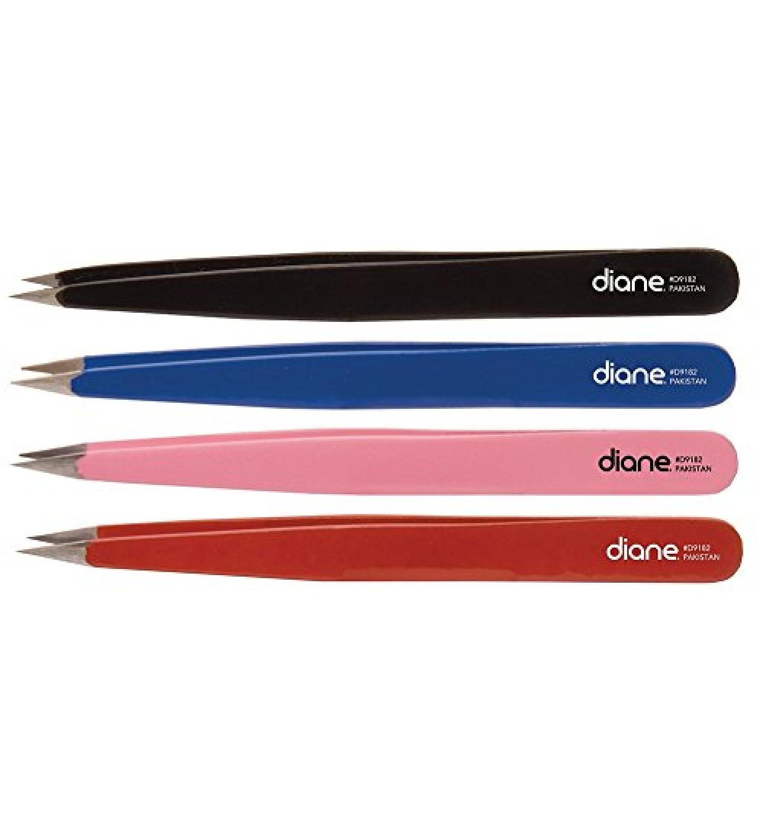 Diane D9182 Pointed Tip Tweezer - Assorted Point Tip for Precision Grooming - Buy Online on GoSupps.com