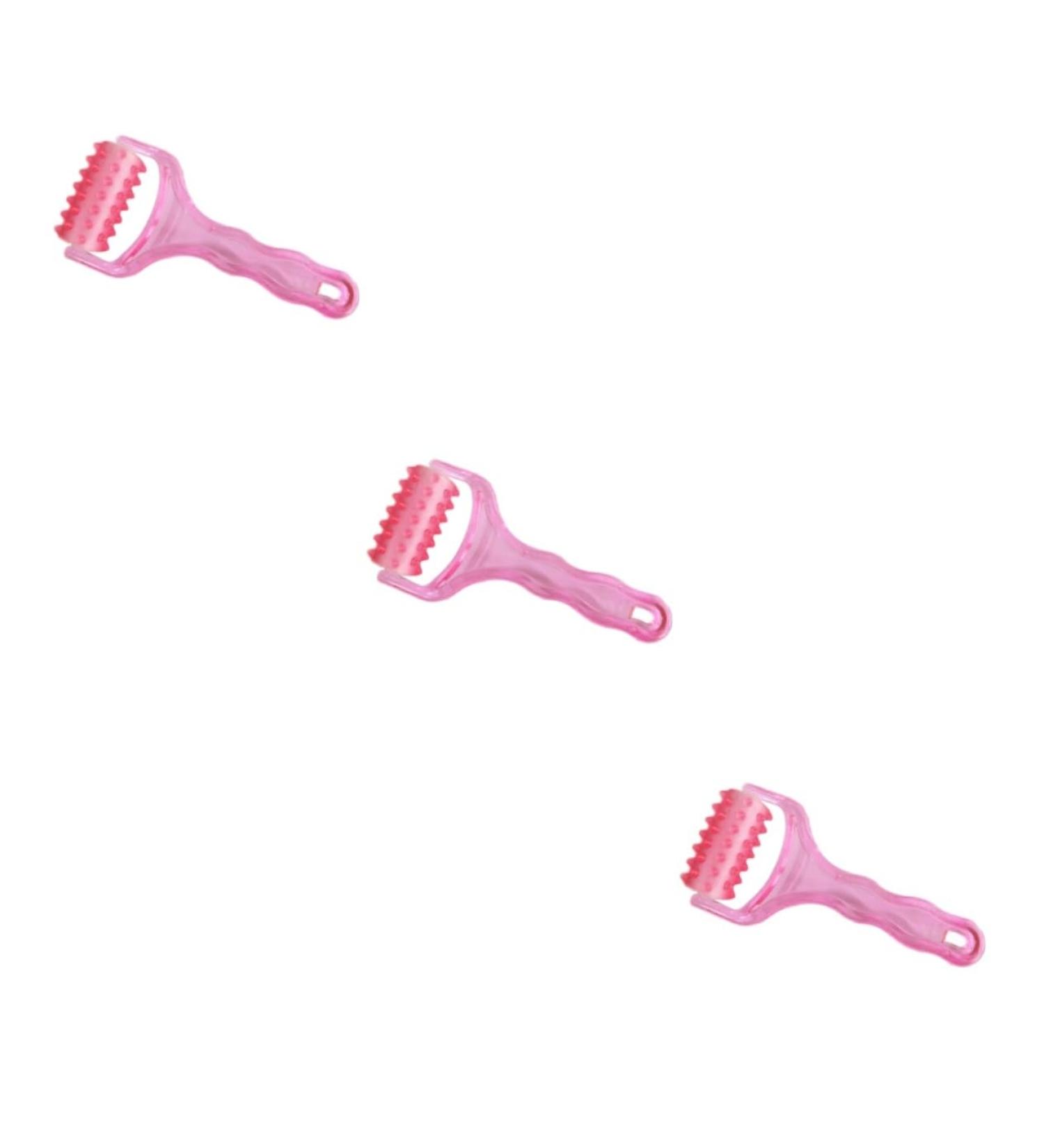 Minkissy 3-Piece Skin Care Tool Set - Plastic Foot Roller & Face Massage Tools for Fascia Therapy | Manual Round Massager - Buy Online on GoSupps.com