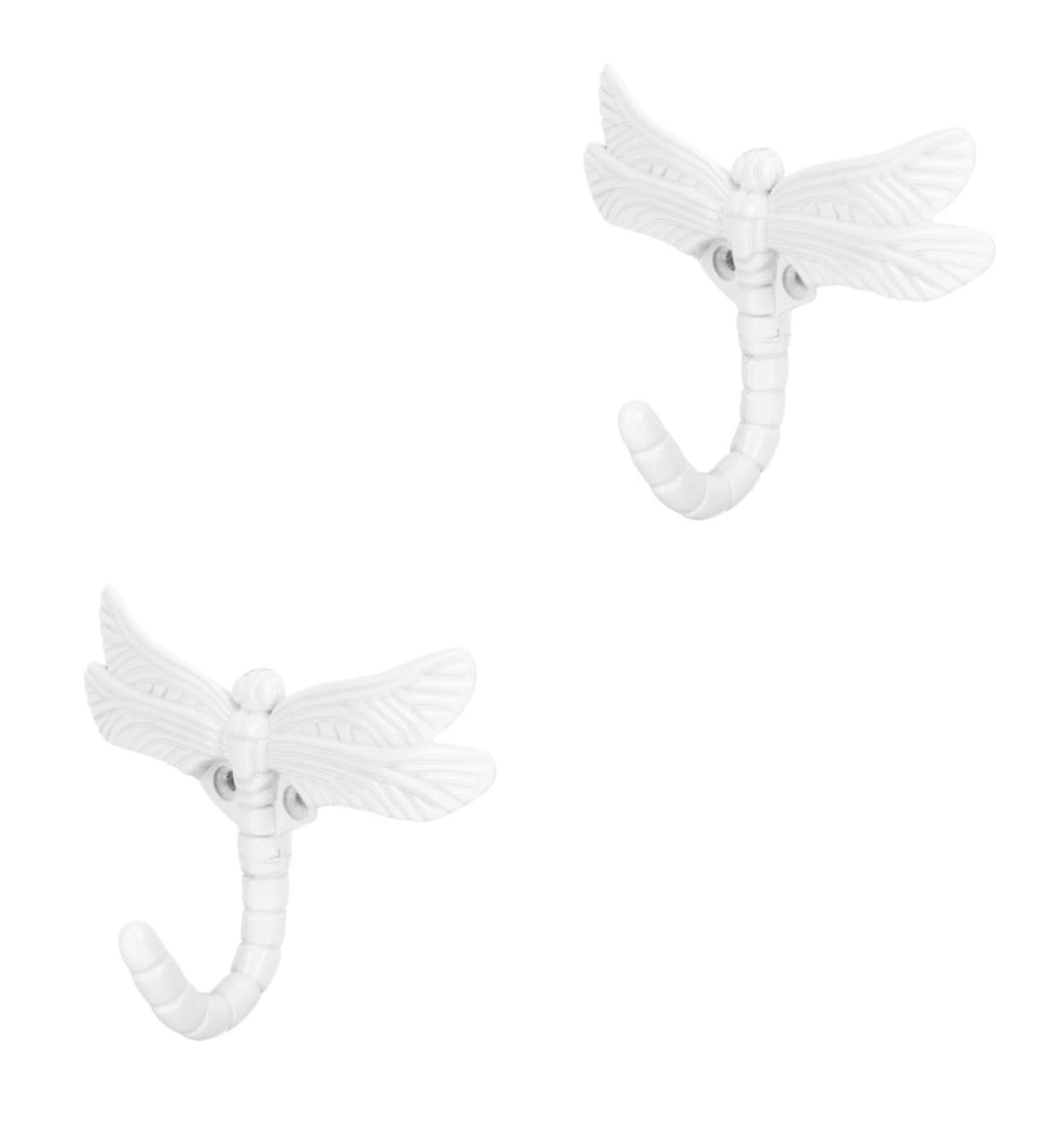 Alipis 2 Sets Dragonfly Hook Towel Hooks Metal Clothes Rack Robe Hook Key Hanging Hook Shower Cartoon - Buy Online on GoSupps.com