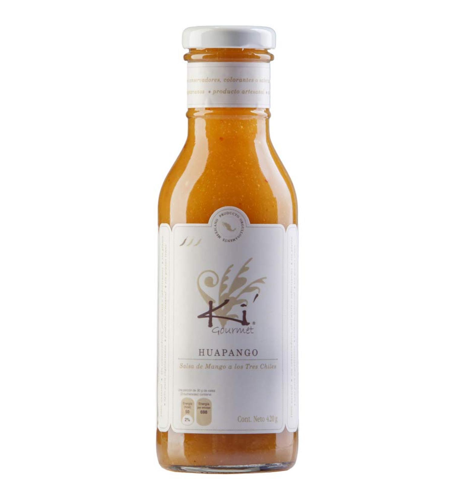Huapango Mango and Three Chili Pepper Sauce/Salsa/Marinade (420g) - Buy Online on GoSupps.com