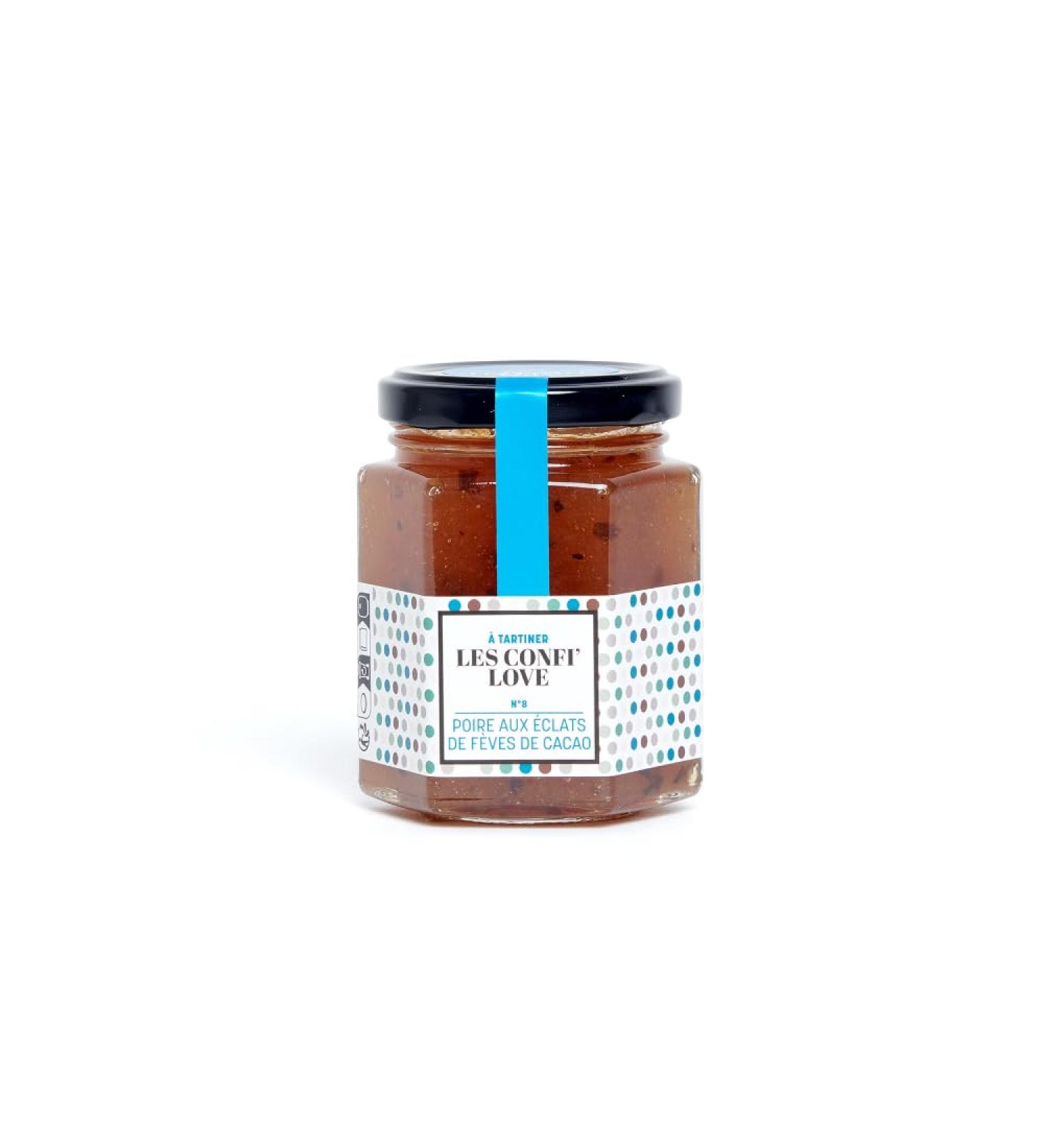 QUAI SUD Confi'Love Spread | 210G | Pear With Shards Cocoa Beans