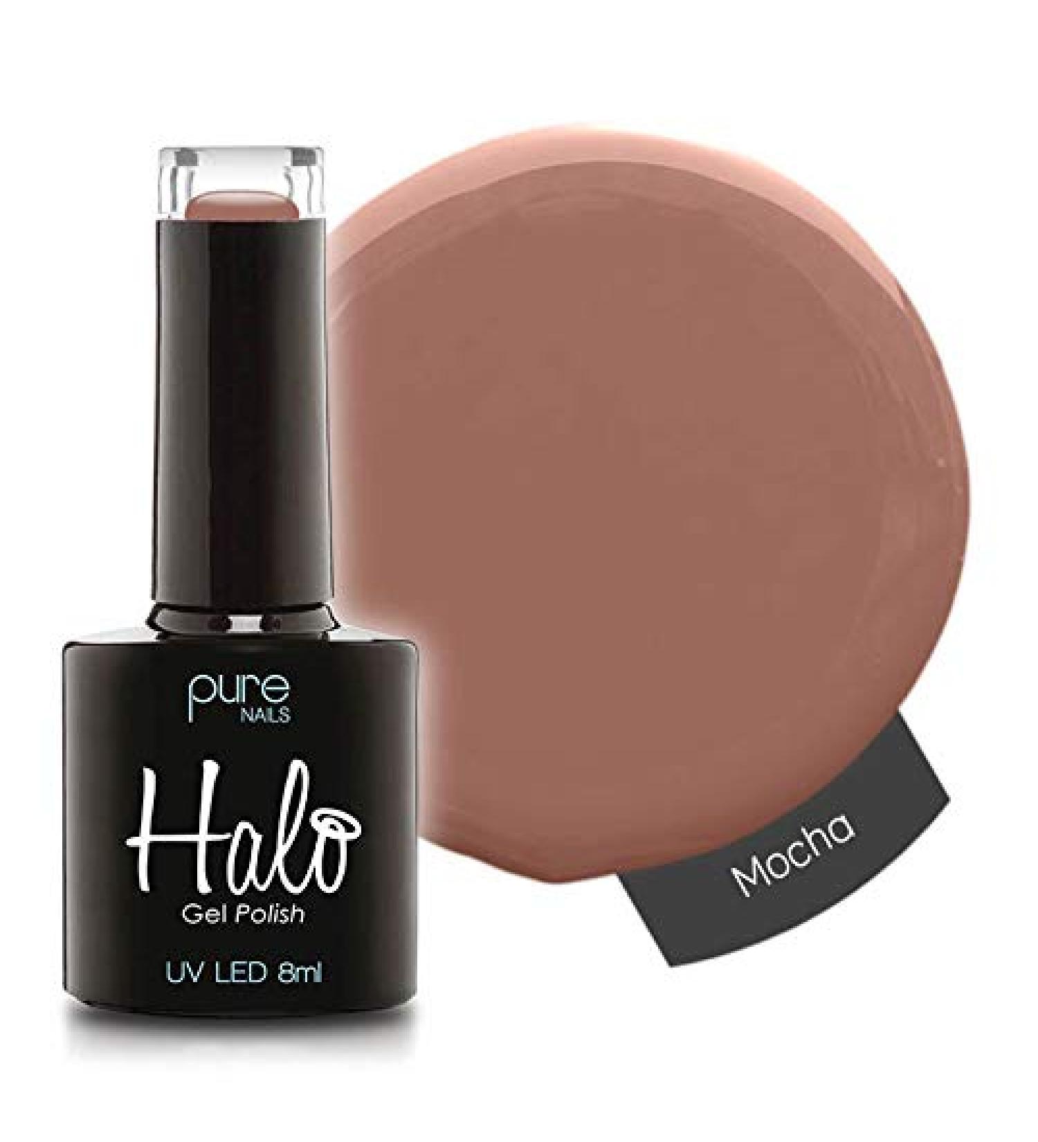 Halo Gel Polish *Full Range 8ml* **CHOOSE YOUR COLOUR(S)** (Mocha N2831) Mocha N2831 8 ml (Pack of 1)