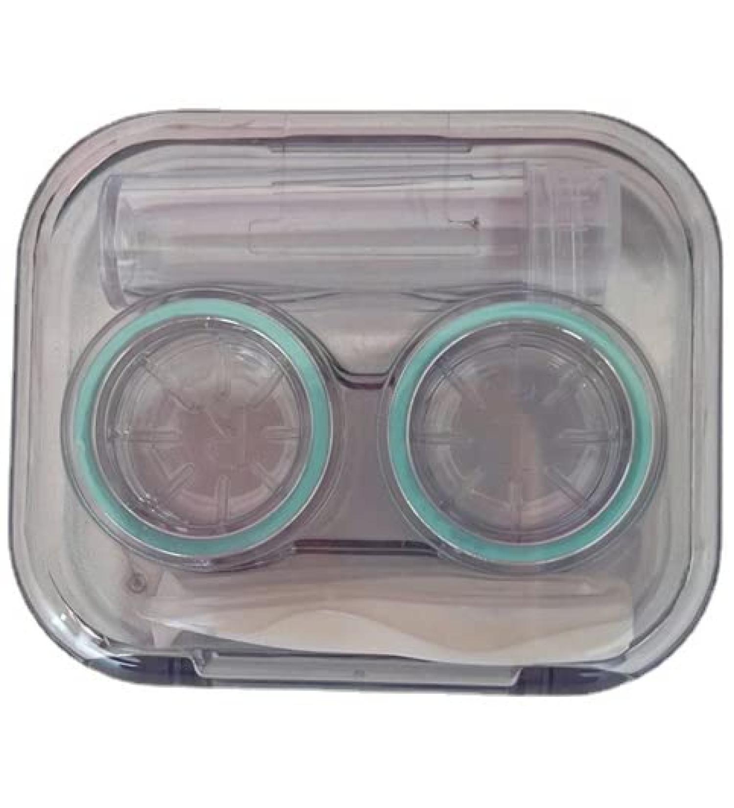 Buy Mobeon Contact Lens Container Set - 4 Elegant Mini Travel Cases for Contacts - Ideal Accessories for Lens Care (Blue) - Buy Online on GoSupps.com