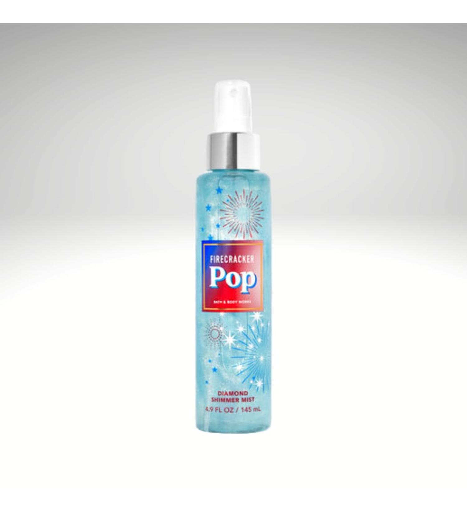 Bath & Body Firecracker Pop Diamond Shimmer Mist Full Size 4.9 Fl Oz /145 ml (Packaging May Vary)