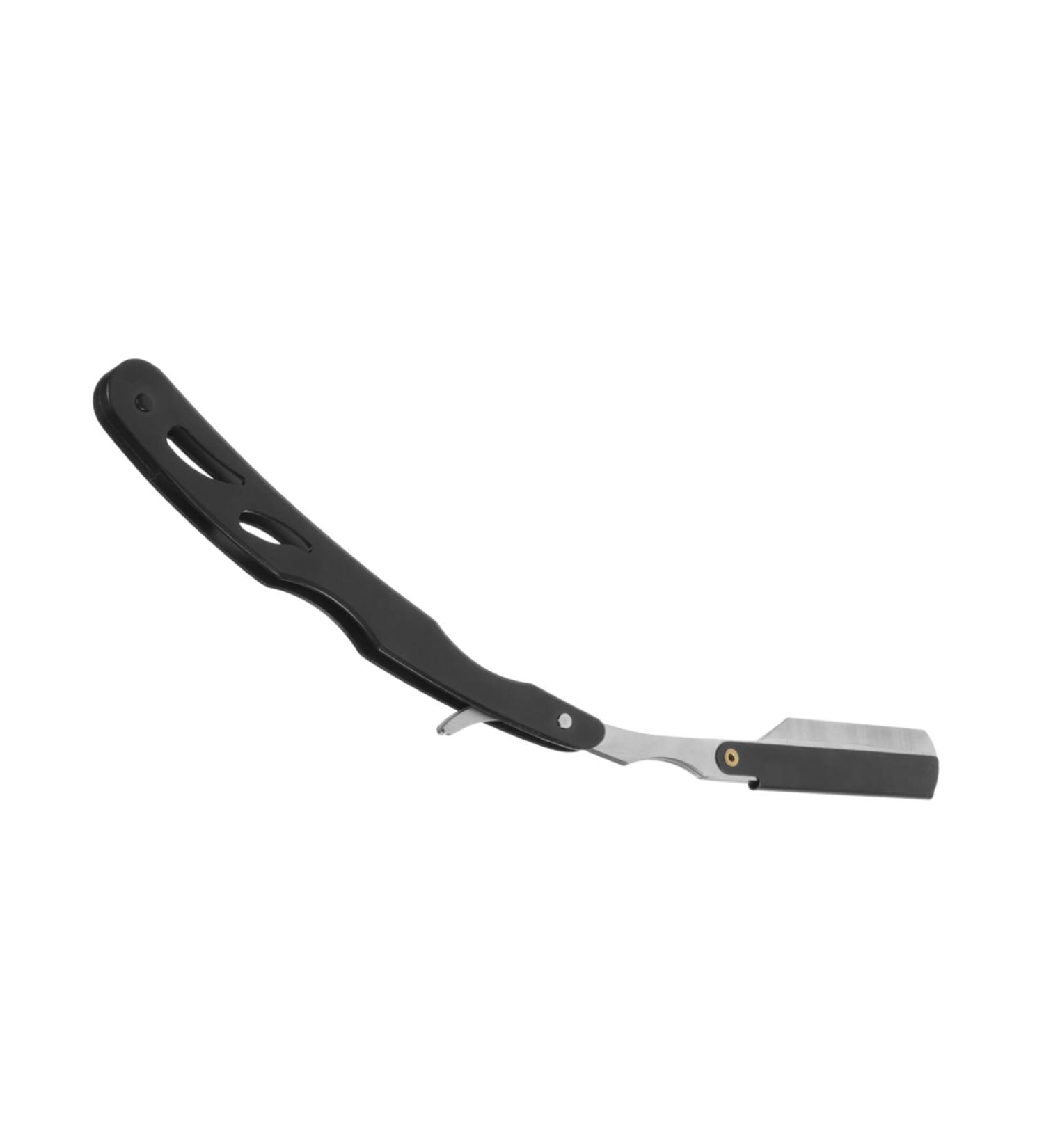 Minkissy Men's Razor - Stainless Steel Old Fashioned Shaving Knife for Professional Barbers | Manual Beard Razor for Gentlemen - Buy Online on GoSupps.com