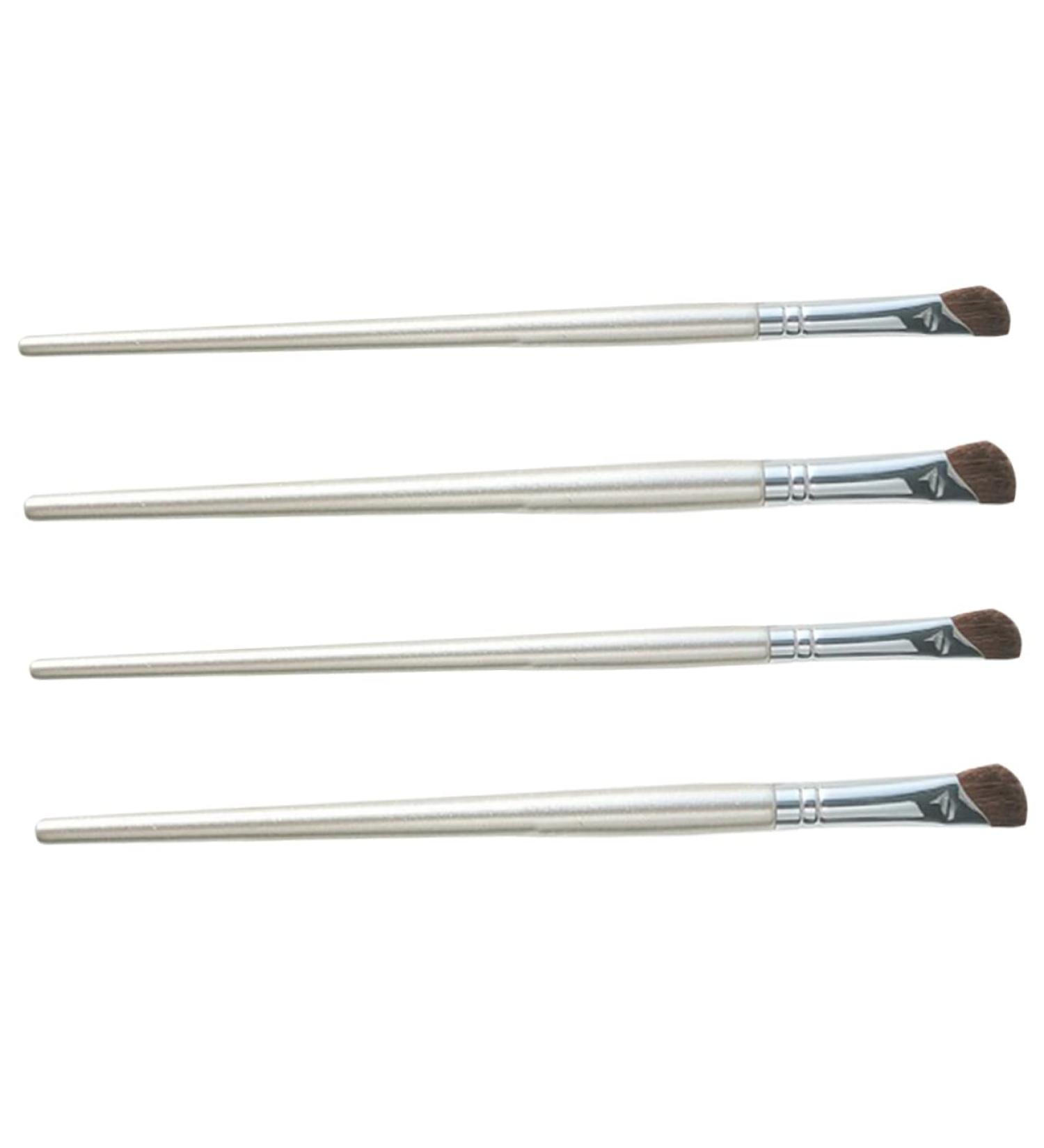Baluue 4pcs Nose Shadow Brush Concealer Brush under Eye Angled Eye Shadow Brush Nose Makeup Brush Alloy medium As Shown - Buy Online on GoSupps.com
