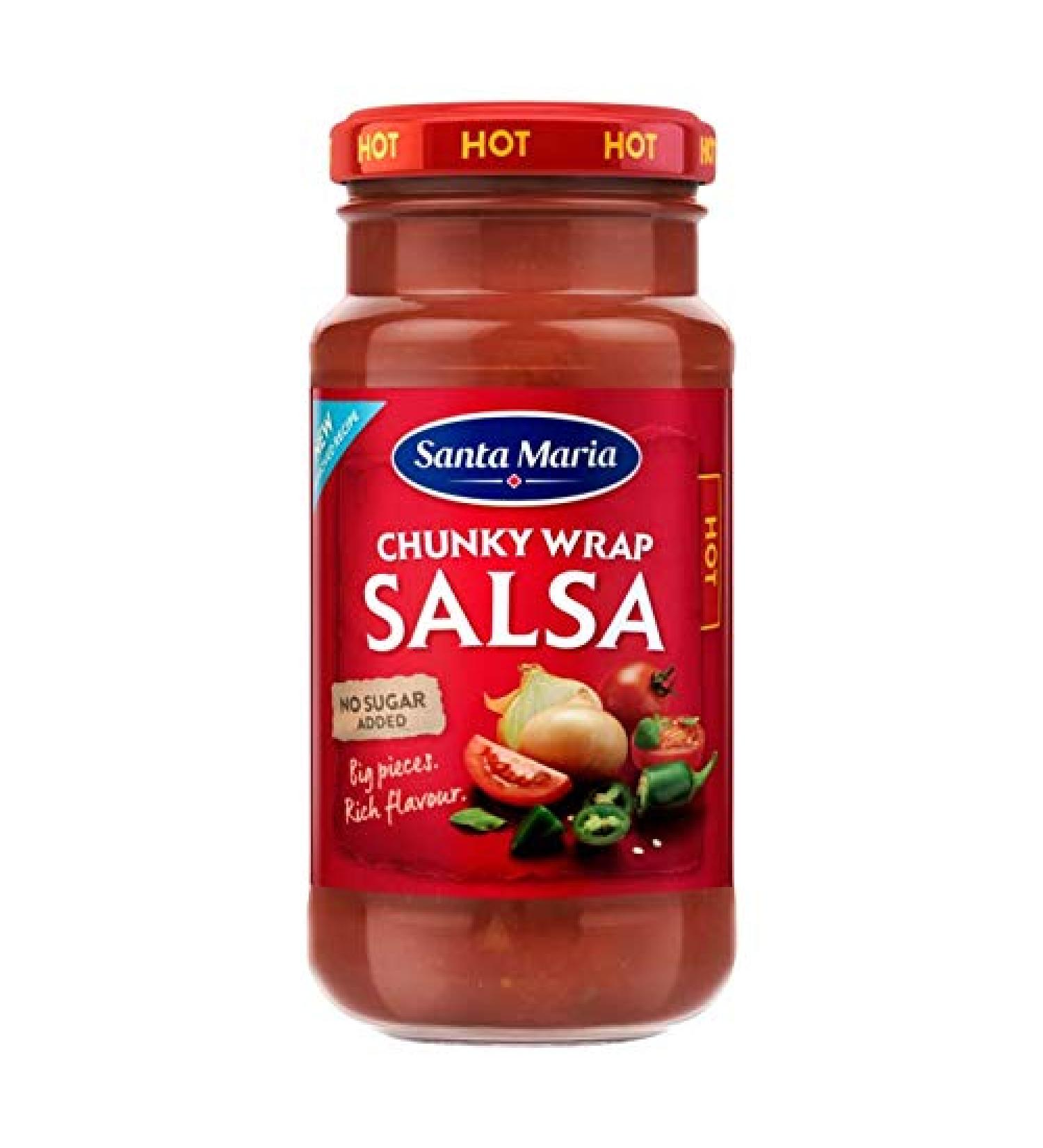 Santa Maria Santa Maria Chunky Wrap Salsa Warm 230g