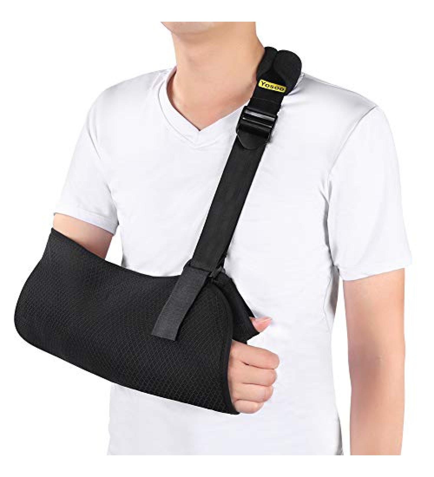 Adjustable Arm Shoulder Immobilizer with Breathable Mesh - Ideal for Injury Recovery - Buy Online on GoSupps.com