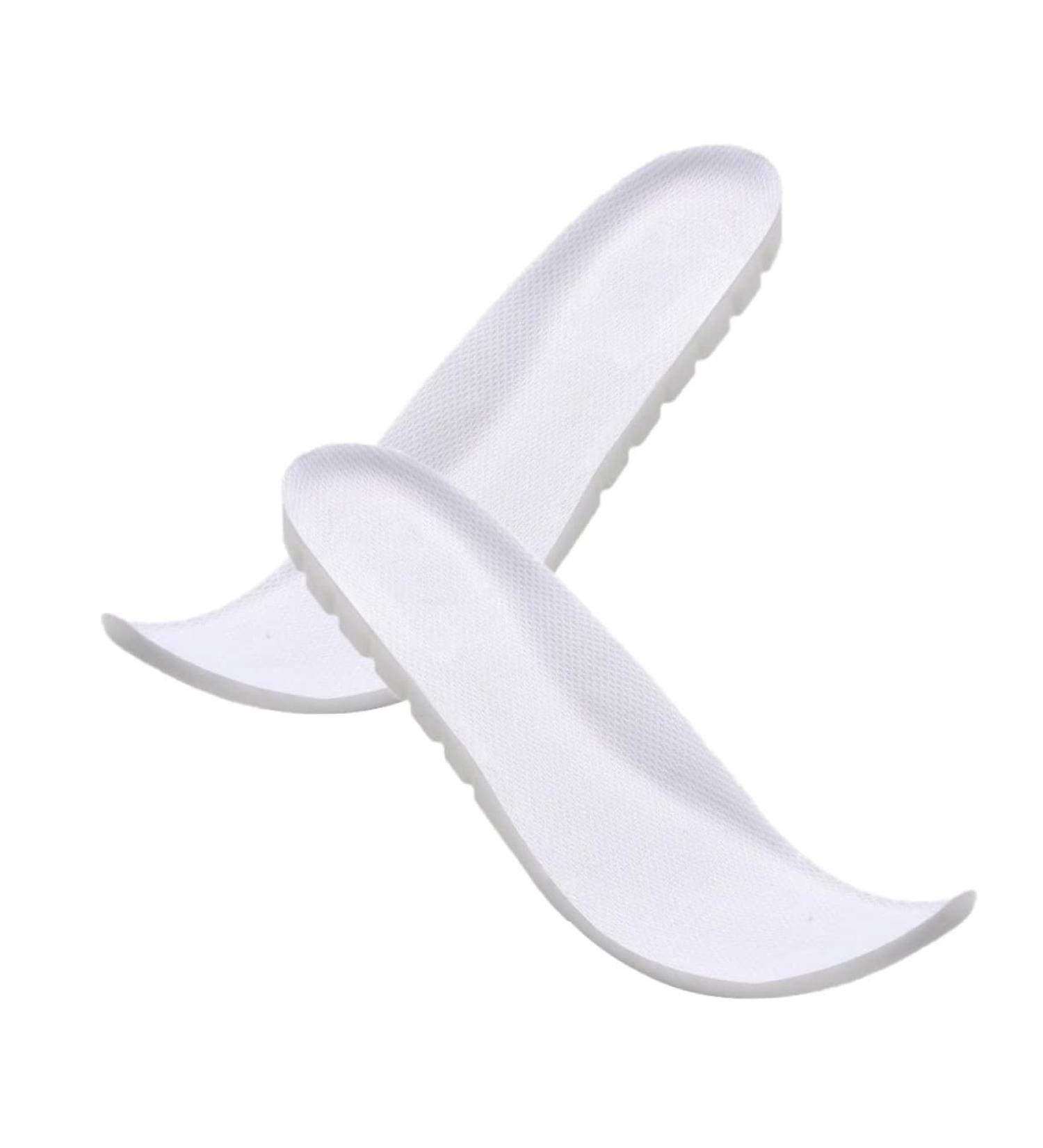 FOMIYES Sports Insoles - Height Increase Orthotic Gel Heel Cups & Anti-Skid Forefoot Pads | Breathable White Shoe Cushions (23.5 x 8.2 cm) for Ultimate Comfort - Buy Online on GoSupps.com