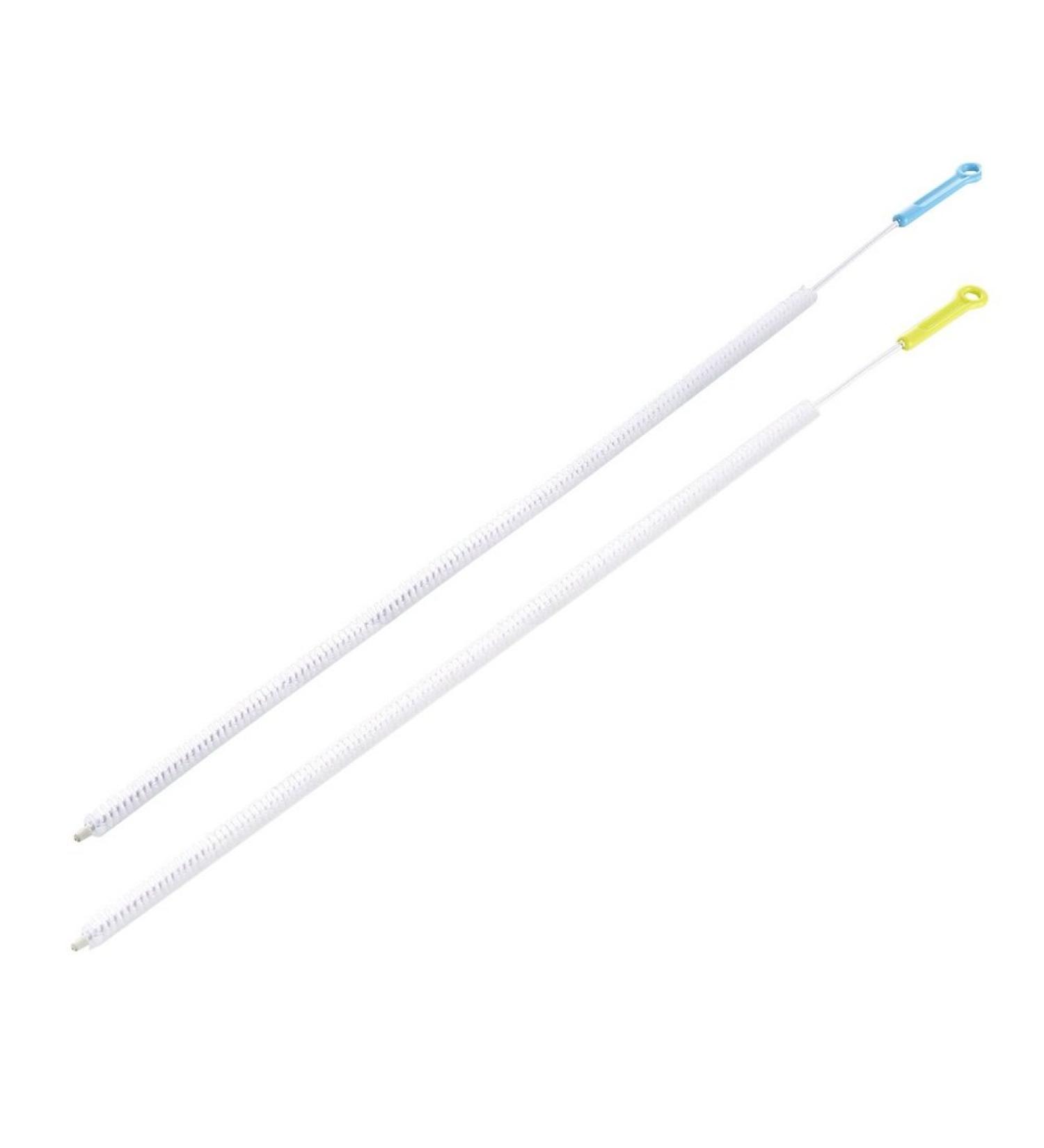 2pcs Water Drain Pipe Sewer Hair Clog Cleaning Remover Cleaner Nylon Brush - Buy Online on GoSupps.com