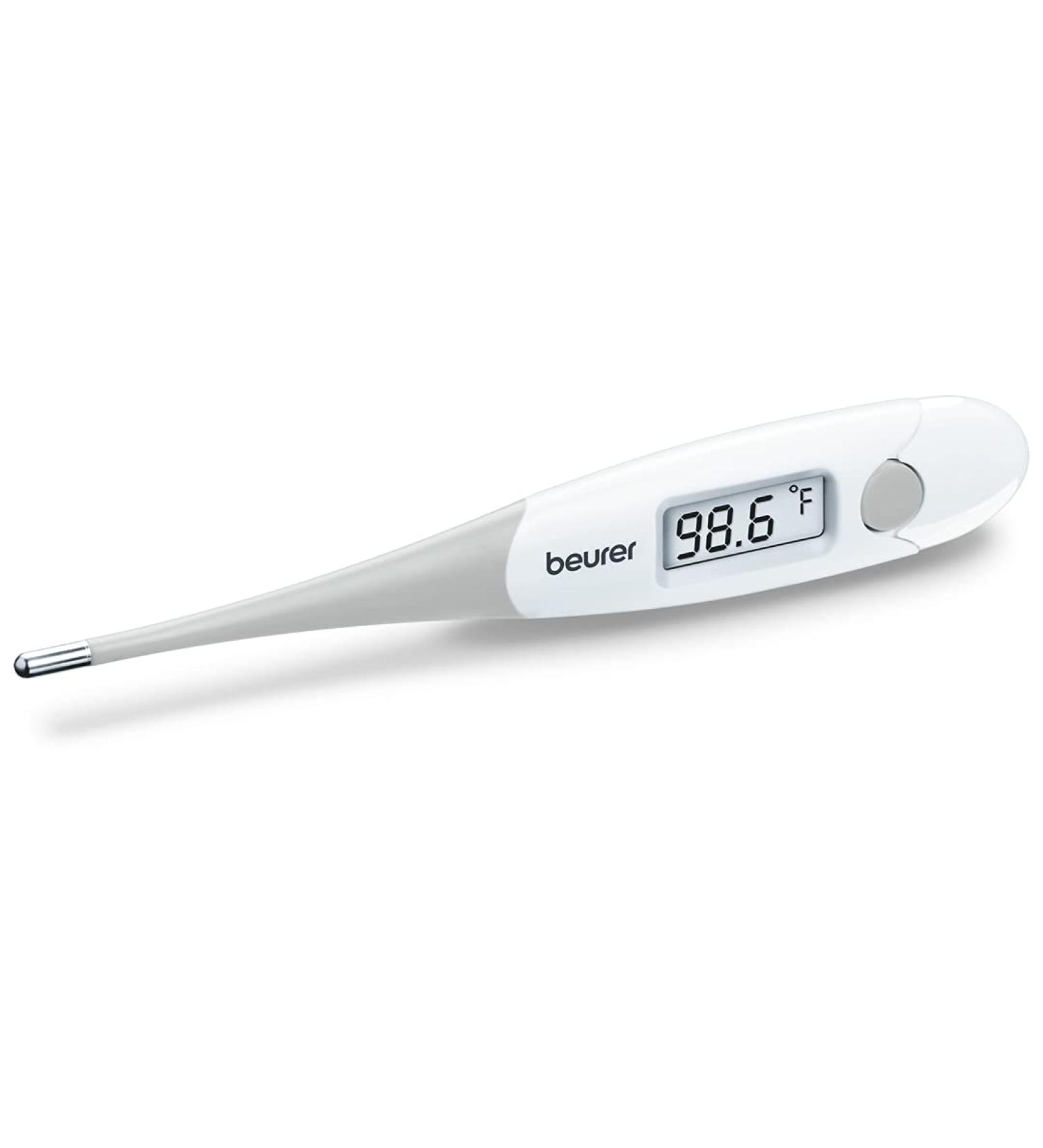 Beurer FT13 Clinical Thermometer for Adults - Oral Fever Thermometer with Fever Alarm - 30 Second Measurement - C/F Switchable Tip - White - Buy Online on GoSupps.com