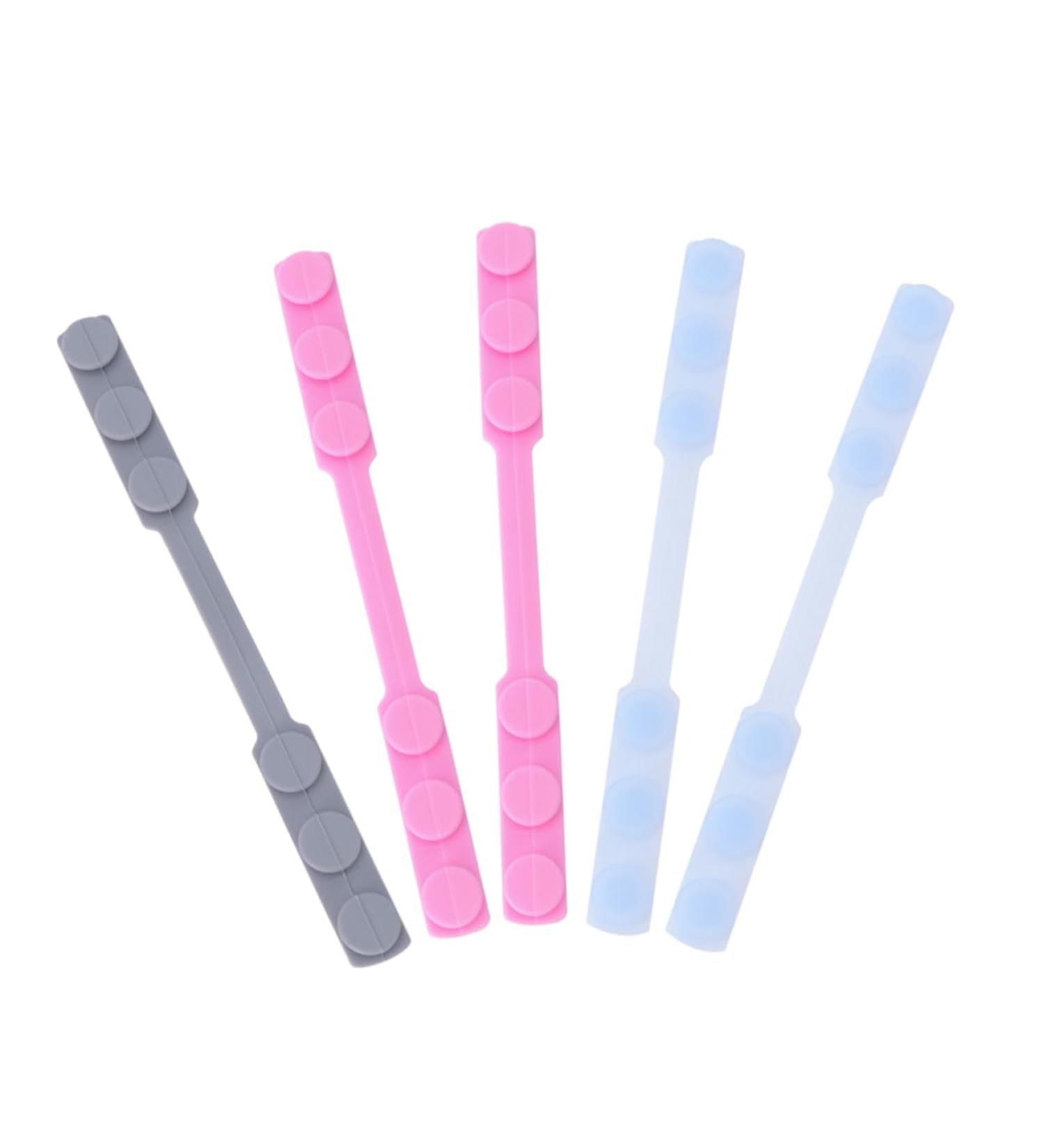 Minkissy 25 Pack Masking Hooks - Ear Protection Lanyard & Headband Extension Buckle for Masks - 15.8x1.5cm - International Shipping Available - Buy Online on GoSupps.com