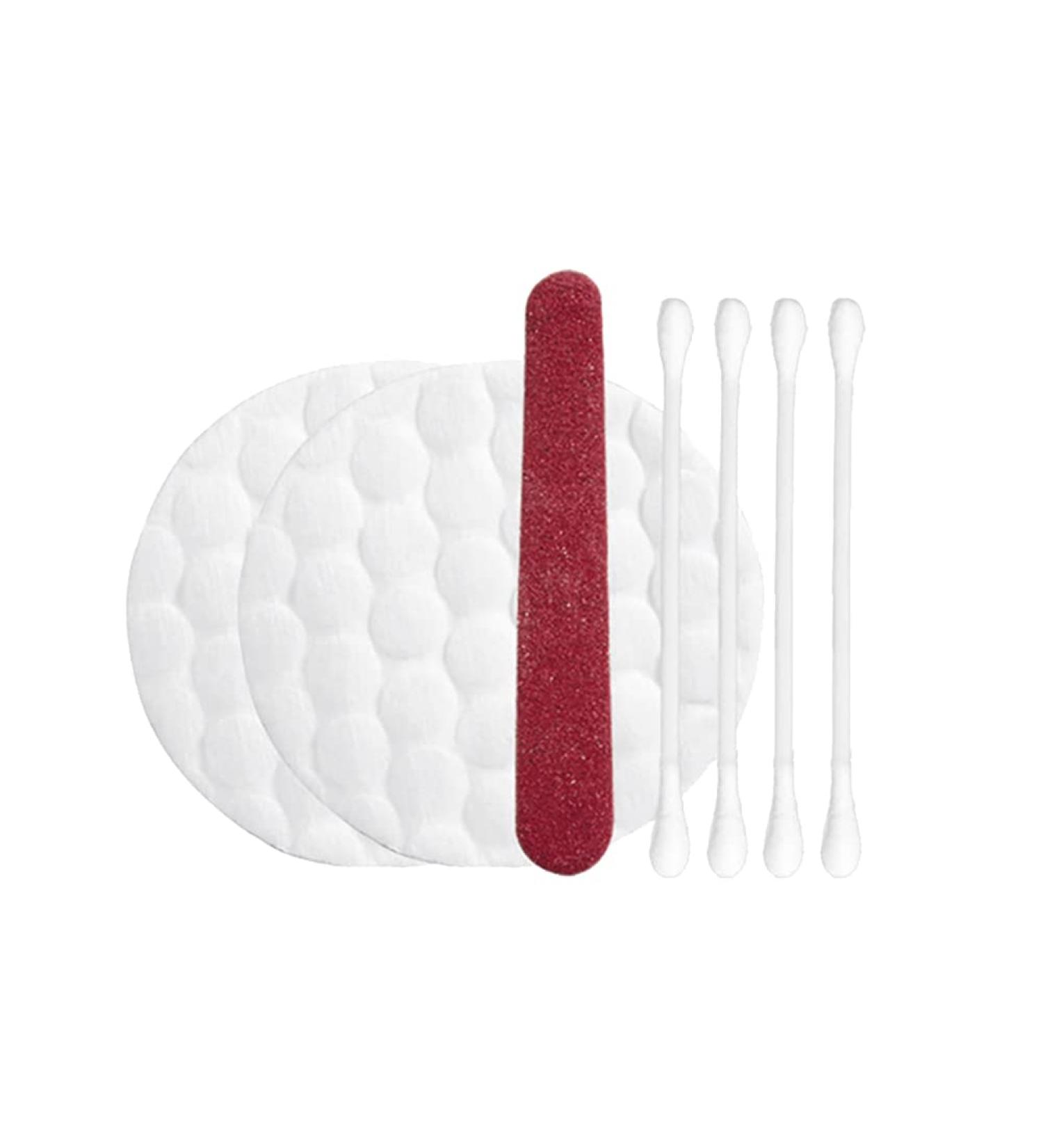 50 Sets Hotel Vanity Kit - Disposable Hotel Amenities | Cotton Pads Swabs & Nail Files for Hospitality - Buy Online on GoSupps.com