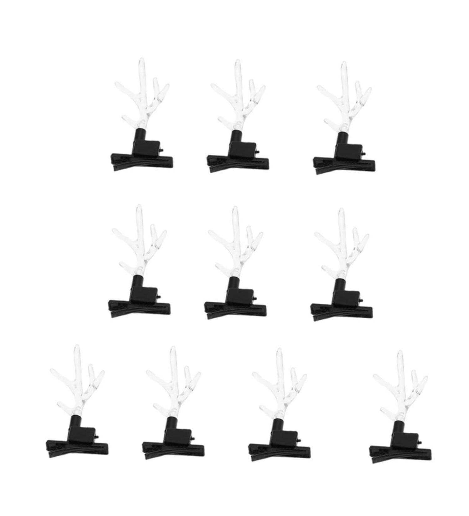 Beaupretty Party Hair Clip Antler Glow Hair Clip party hairpin hairclip hair barettes hairpin hair clip barrettes hair clip Acrylic antlers child white Antlers Hair Clip - Buy Online on GoSupps.com