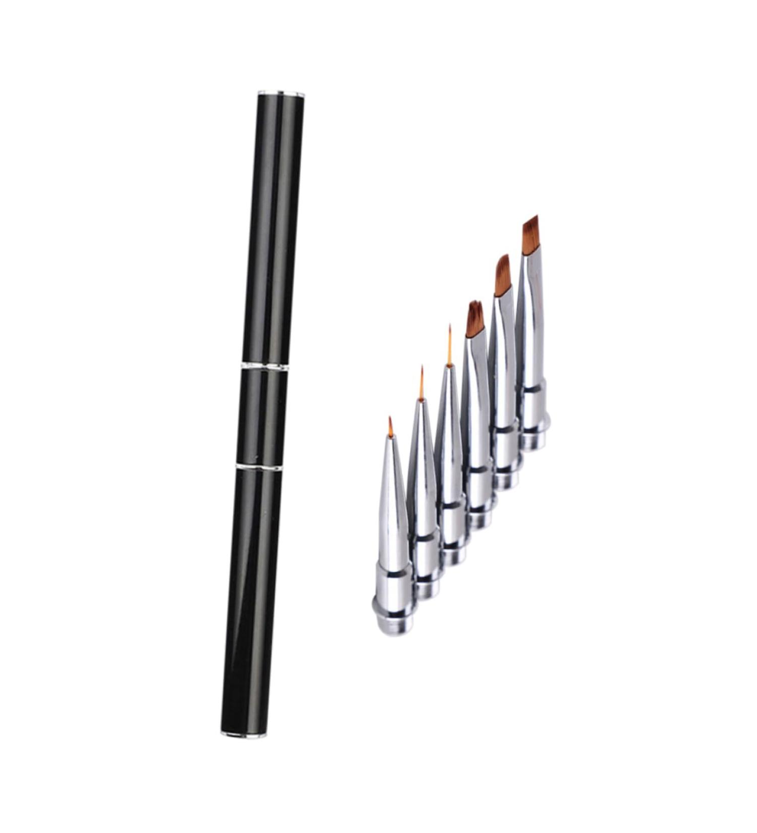 minkissy 1 Set Gel Eyeliner Brush Manicure for Nails Nail Liner Brush Gel Nail Polish Pens Nail Polish Brush Nail Art Tools Set Nail Art Pen Nail Painting Tools Light Pen 17cm Black - Buy Online on GoSupps.com