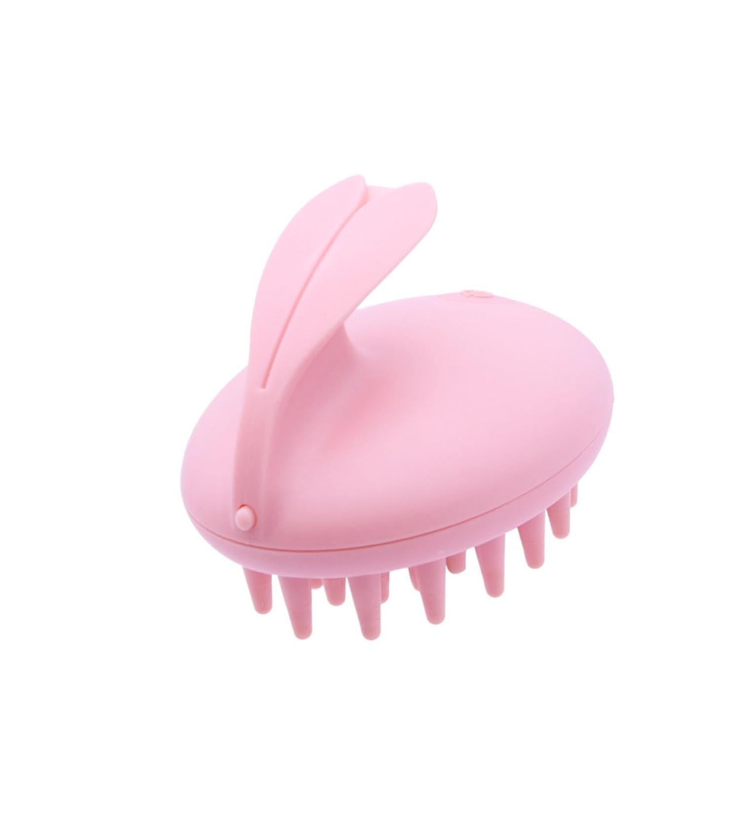 Shop Magiclulu Hair Washing Brush - Waterproof Scalp Massage & Shampoo Brush - Pink - Ideal for Shower & Scalp Care - Buy Online on GoSupps.com