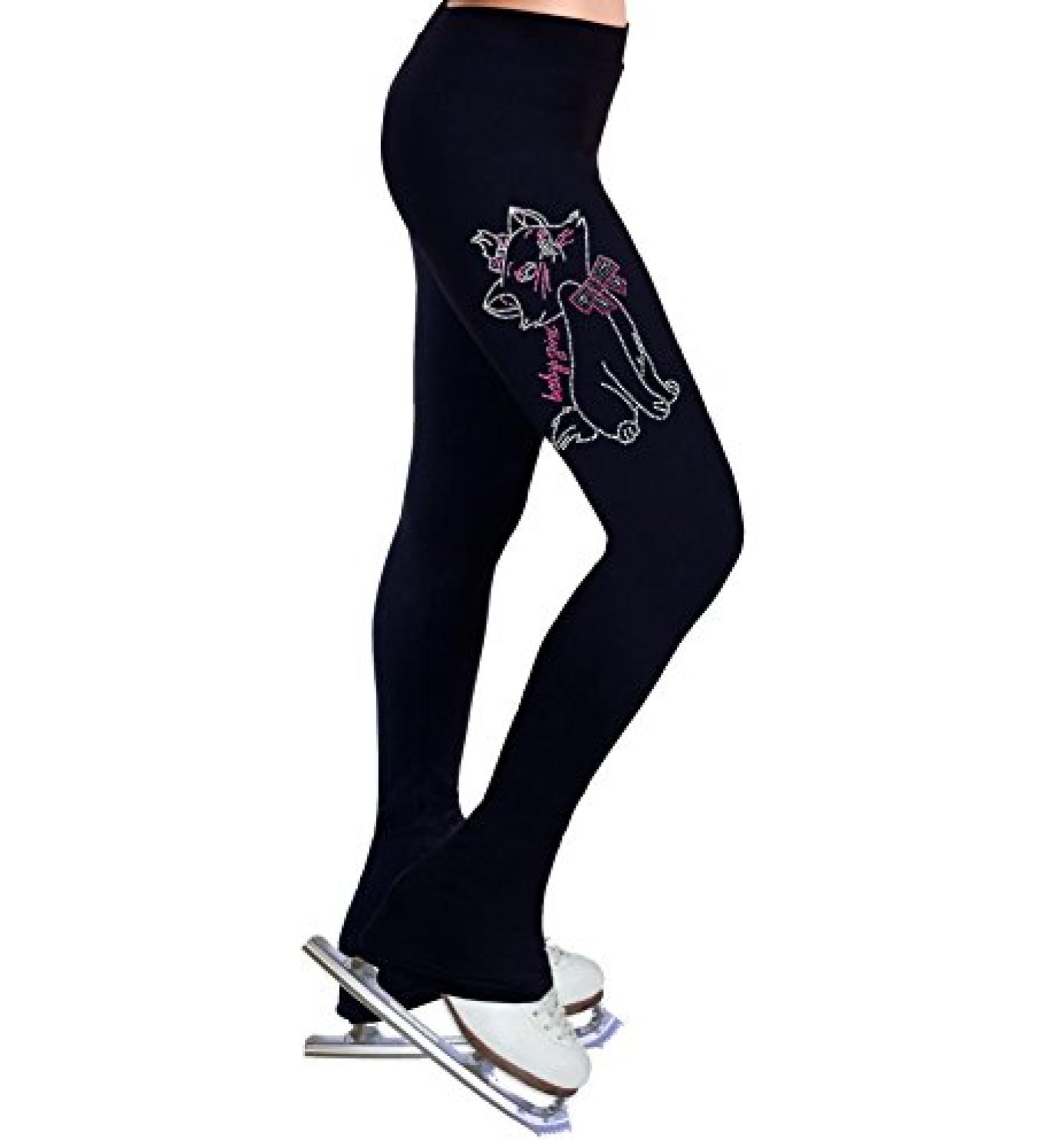 NY2 SPORTSWEAR Figure Skating Practice Pants with Rhinestones R169 X-Small