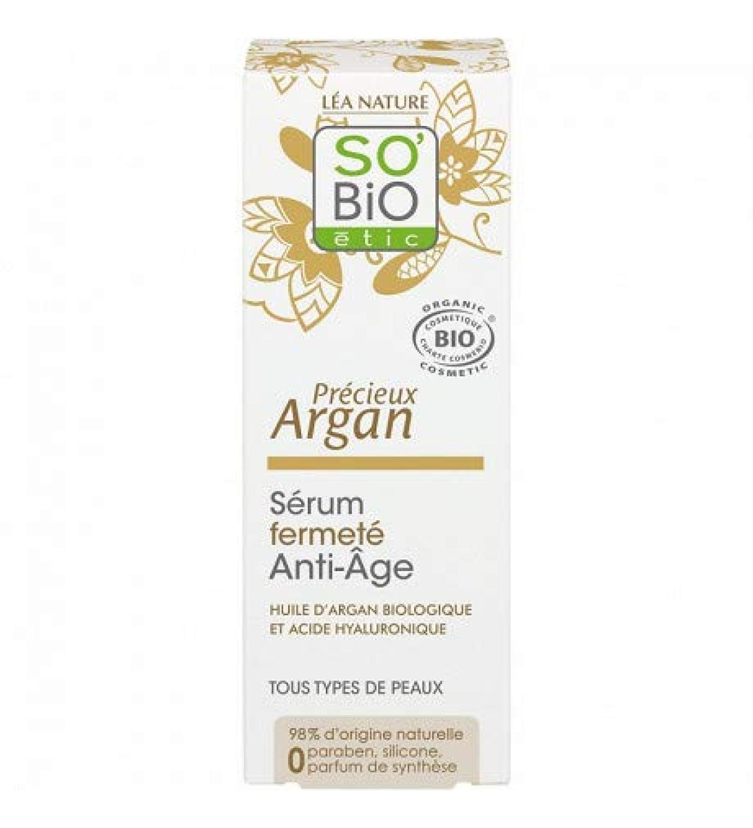 So'Bio tic - Serum Fermete Anti Rides Bio 30Ml - Lot De 2 - livraison offerte