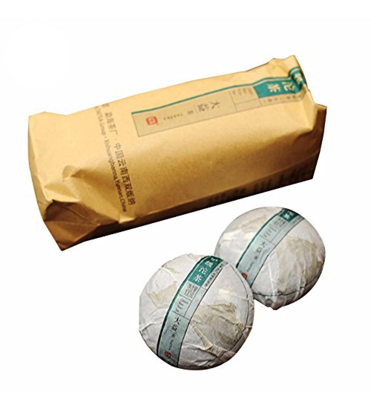 500g/5pcs 2016yr Menghai Dayi Jiaji Raw Puer Tea Chinese Puerh Tea Sheng Tuo - Buy Online on GoSupps.com