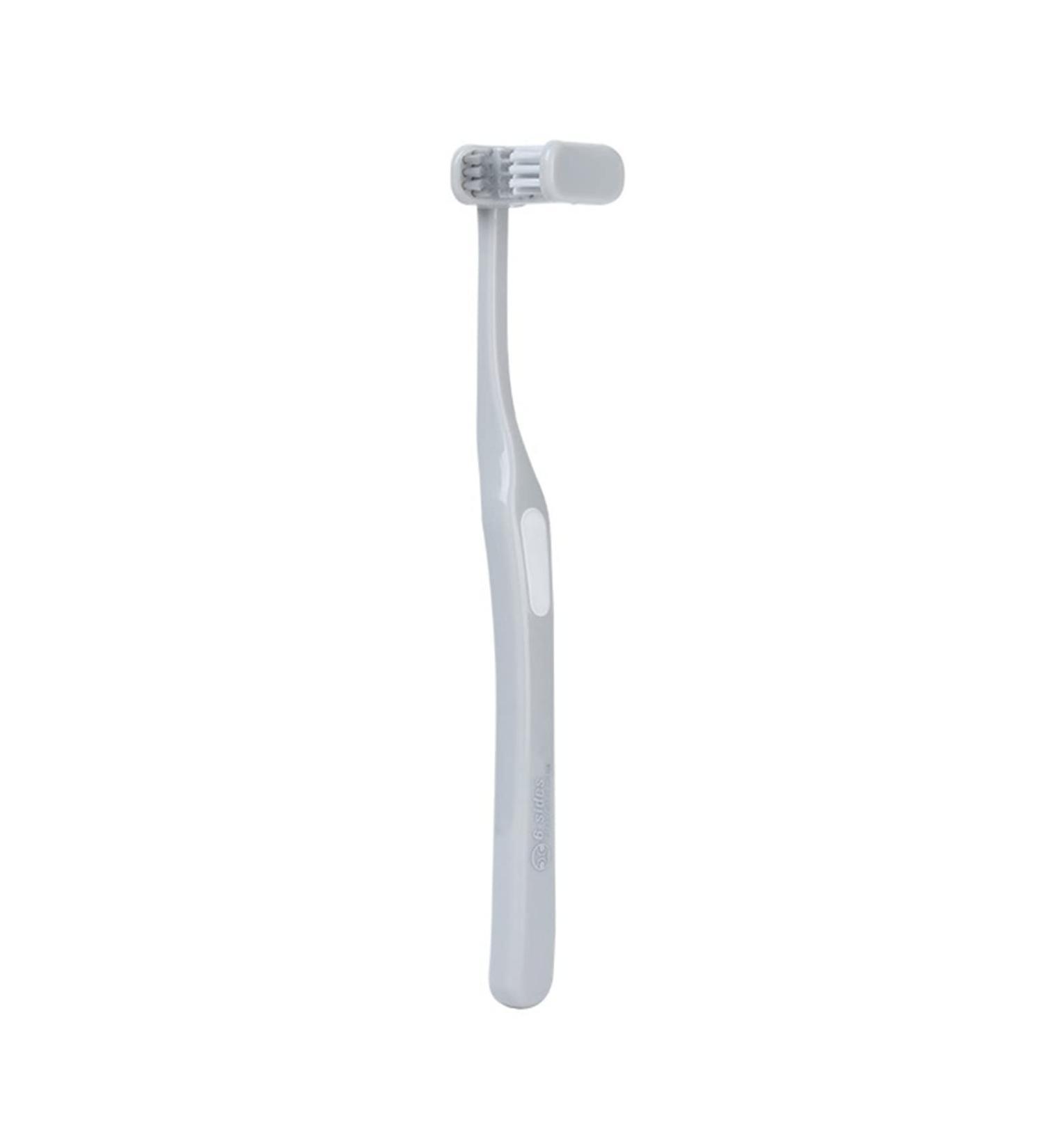 U-Shaped Toothbrush for Sensitive Teeth & Gums | Soft Bristles | Child-Friendly Design | Gray Color | Gentle Oral Care - Buy Online on GoSupps.com