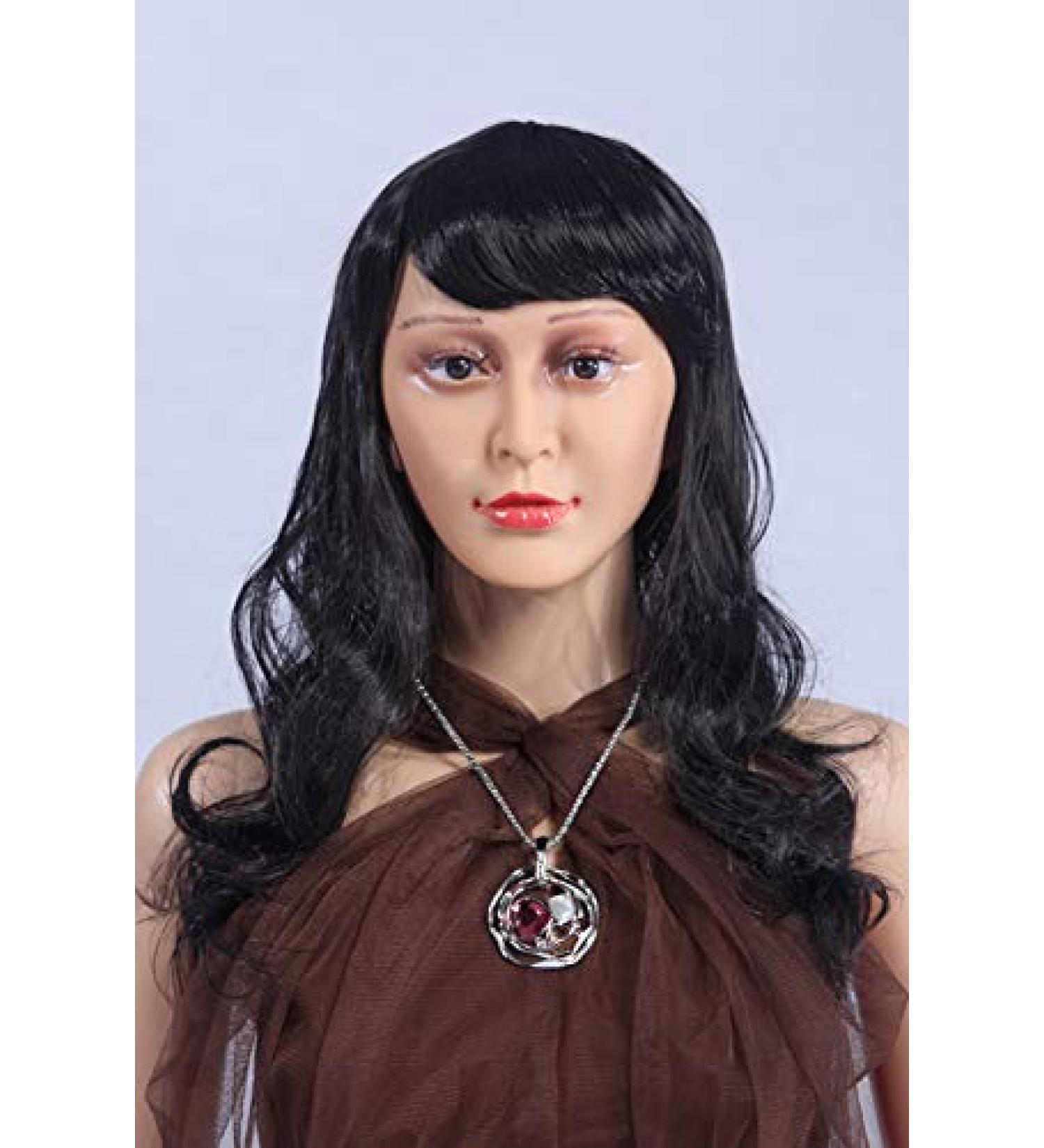 Buy Long Curly C3 Black Hairpiece Wig | International Shipping Available - Buy Online on GoSupps.com