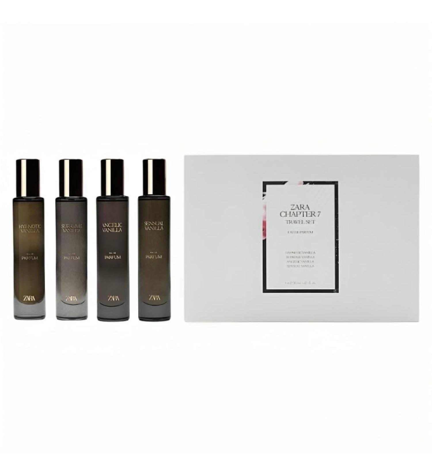 Zara Chapter 7 Travel Set from Vanilla Chapters Perfume for Women EDP Eau De Parfum 4x 30 ML (1.0 FL. OZ) - Buy Online on GoSupps.com