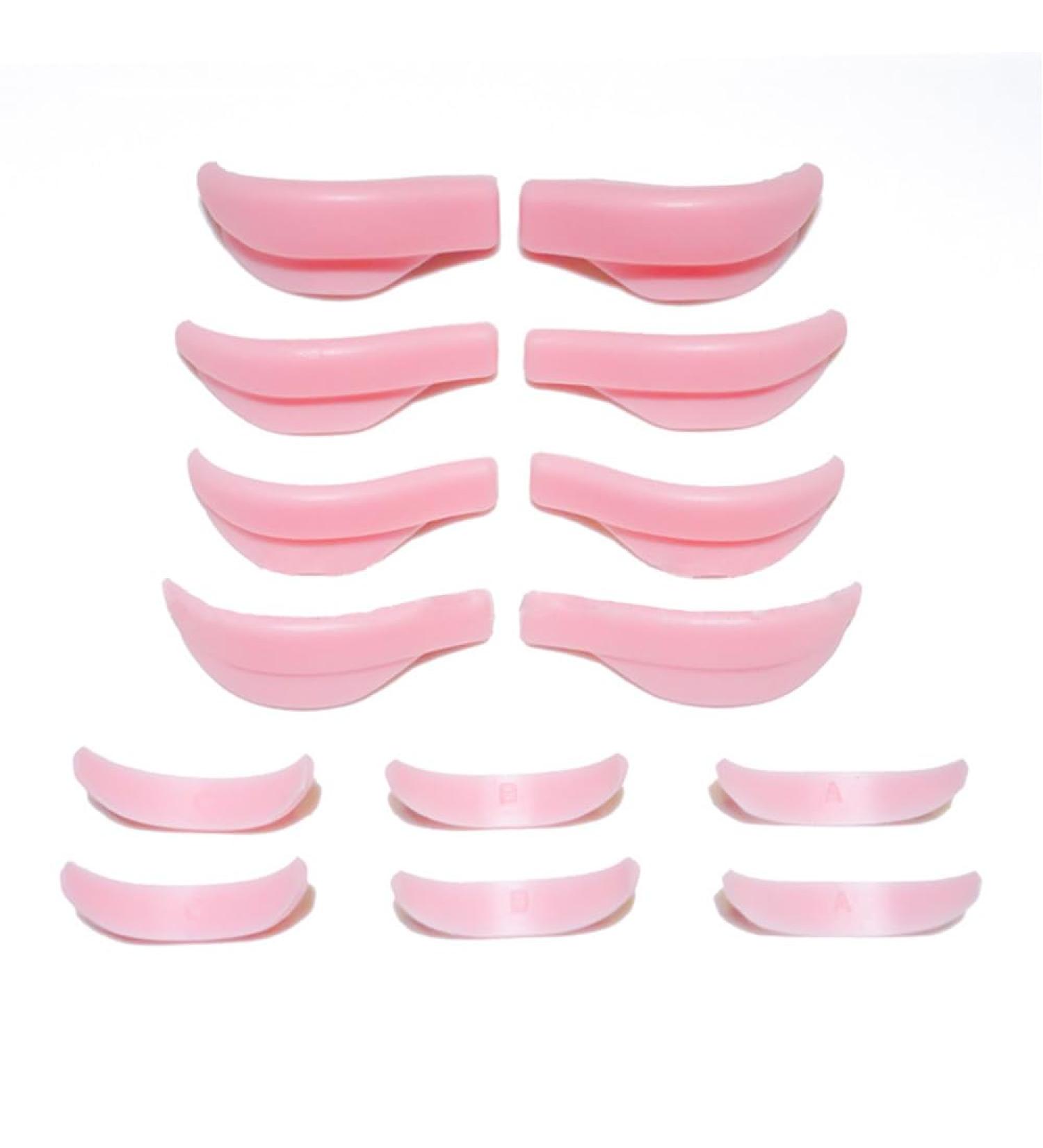 TTPSRY 7 Pairs Silicon Curlers Shields Pads Lash Lift Kit Reusable Silicone Curler Pad Lash Lift Tool for Different Length Eyelashes Semi-Permanent Curling Professional Salon DIY Use(Pink) - Buy Online on GoSupps.com