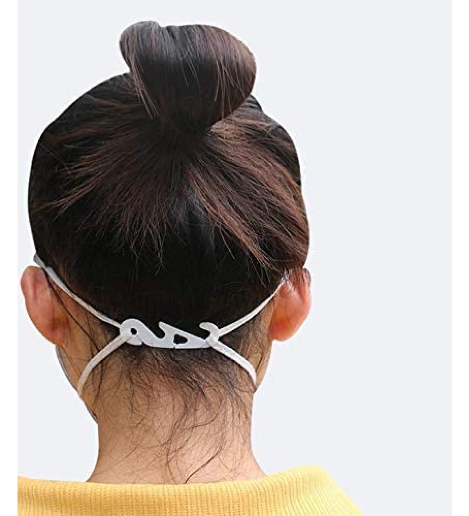 10 Pack Ear Loop Extender Clips for Face Mask - Stay Put Style, Turn Your Mask Into Lanyard - Perfect for Kids and Adults - Pack of 10 - Buy Online on GoSupps.com