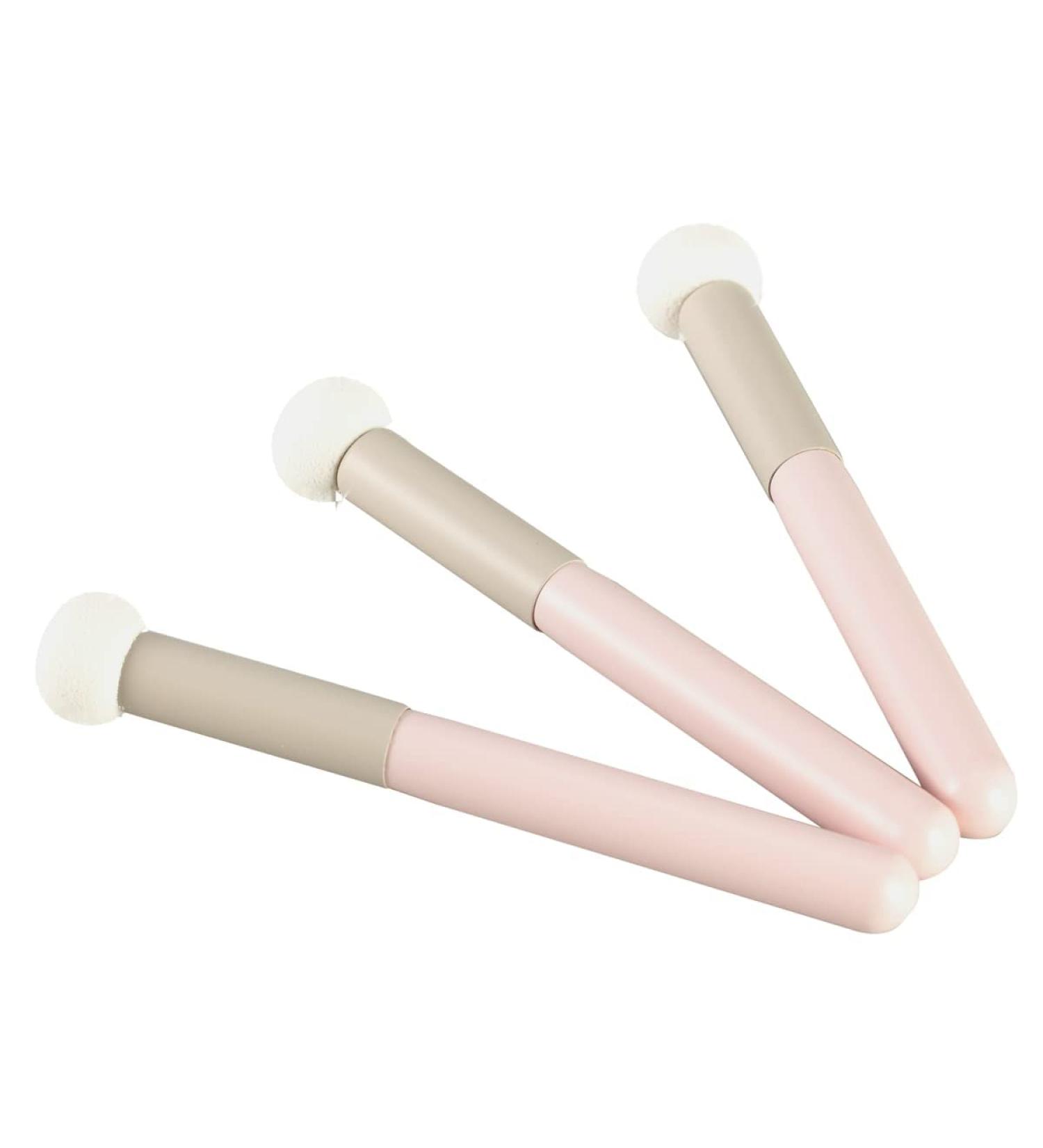 TEONEI Foundation Sponge Powder Brush Set - 3Pcs Makeup Puff & Concealer Brush Applicator for Flawless Finish | International Shipping Available - Buy Online on GoSupps.com