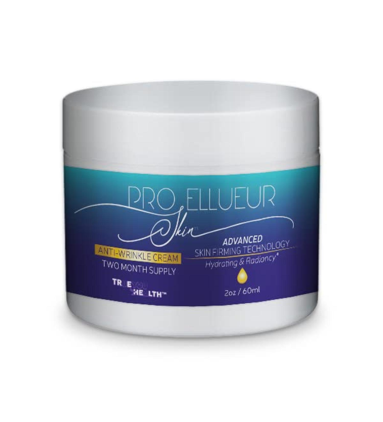 Pro Ellueur Anti-Wrinkle Skin Cream - Two Month Supply - Advanced Firming Technology for Youthful Skin - Reduce Signs of Aging - Lift, Firm, Tighten - Lasting Hydration - Non-Greasy Formula - Buy Online on GoSupps.com