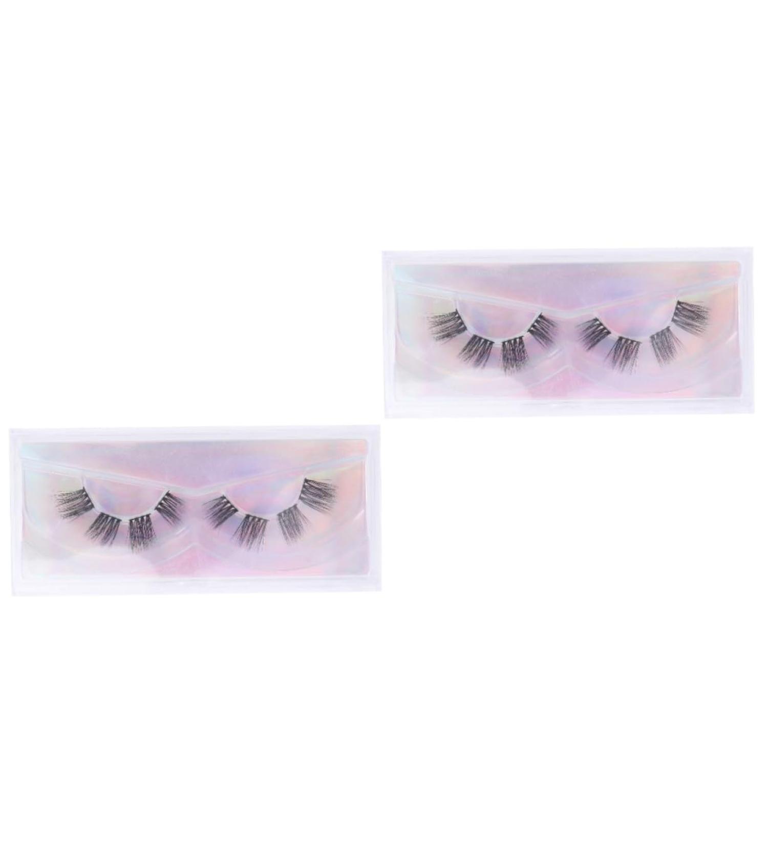 Beavorty 2 Pairs Segmented Lashes Fake Eyelashes Handmade Eyelashes fake long eyelash dramatic eyelashes Segmented False Eyelashes Artificial Eyelashes High-grade fiber 3d set manual - Buy Online on GoSupps.com