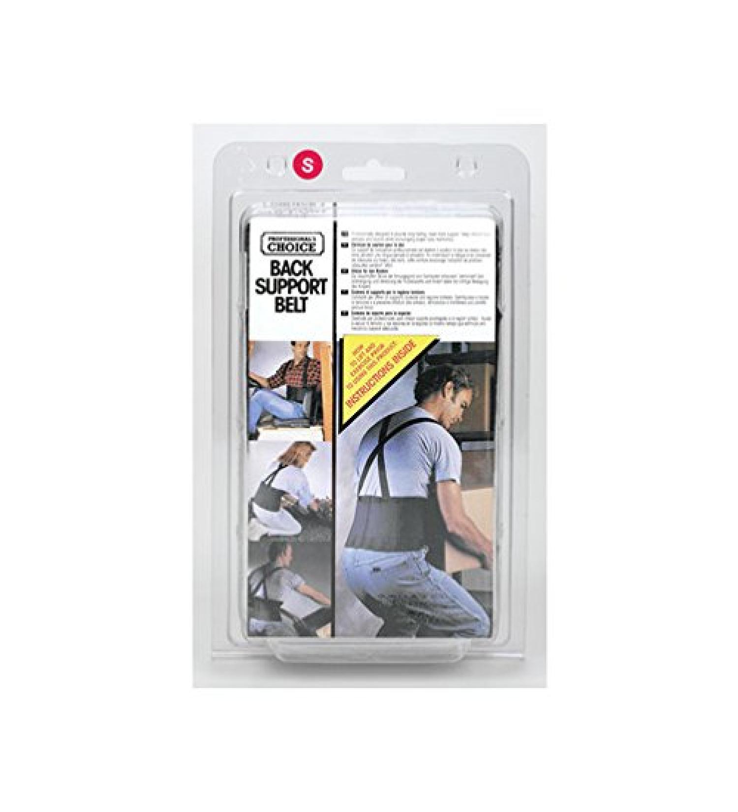 CLC 28 in. to 32 in. Elastic Back Support Belt Black S 1 pc.