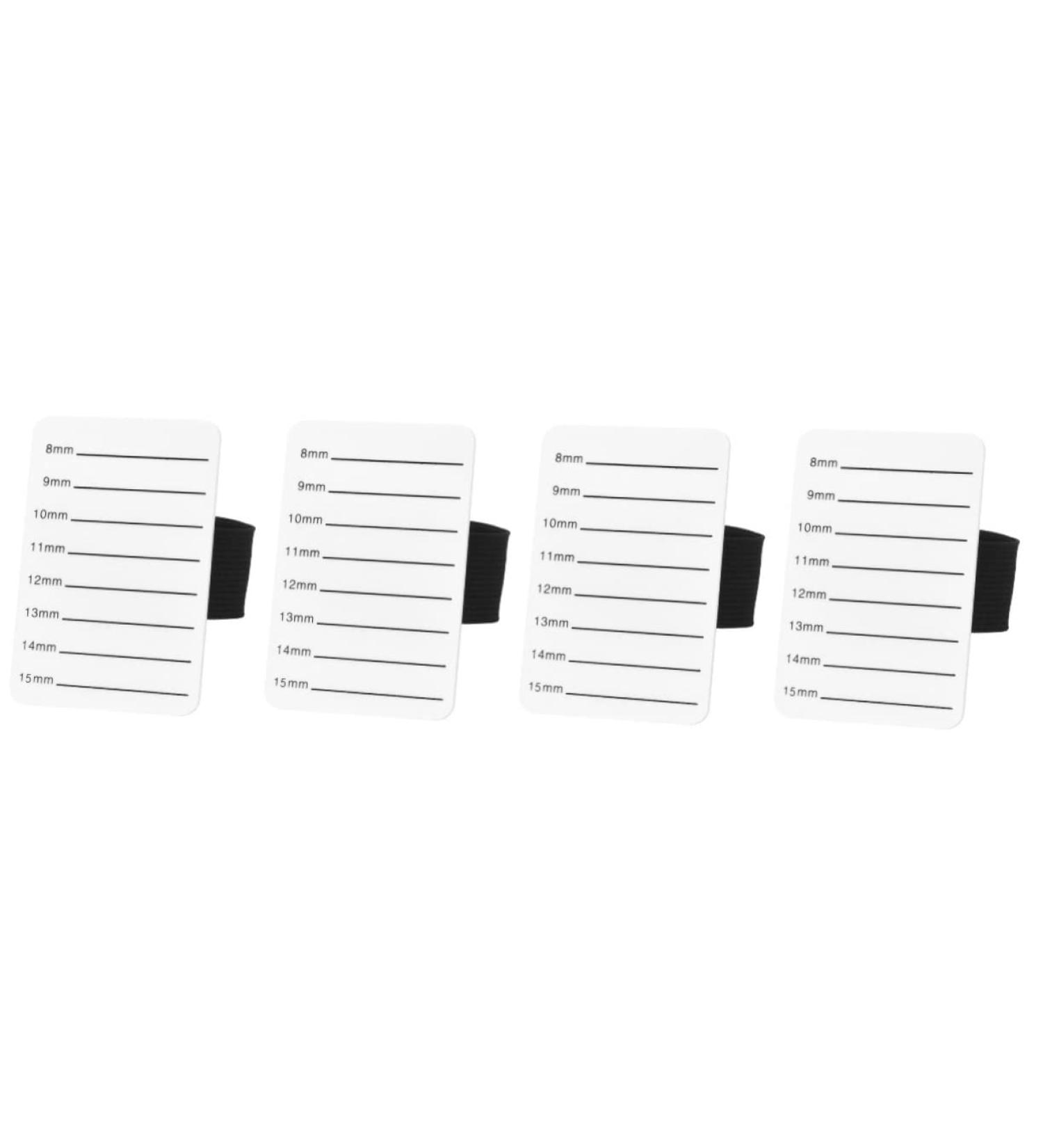 Minkissy 4PCS Eyelash Display Board - Acrylic Lash Trays Organizers & Serving Pallet for False Eyelashes Perfect for Professionals & Home Use - Buy Online on GoSupps.com