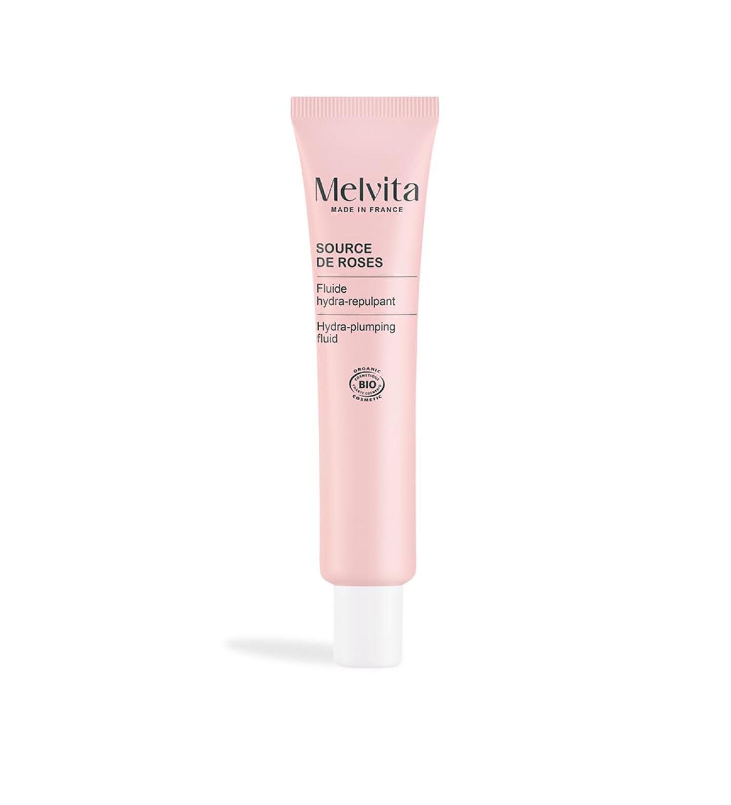 Melvita - Moisturizing Milk for Face and Body, Long-Lasting Hydration and Protection for Face and Body Skin, 2 in 1 Application - 100% Natural, Vegan Formula, All Skin Types, 40 ml