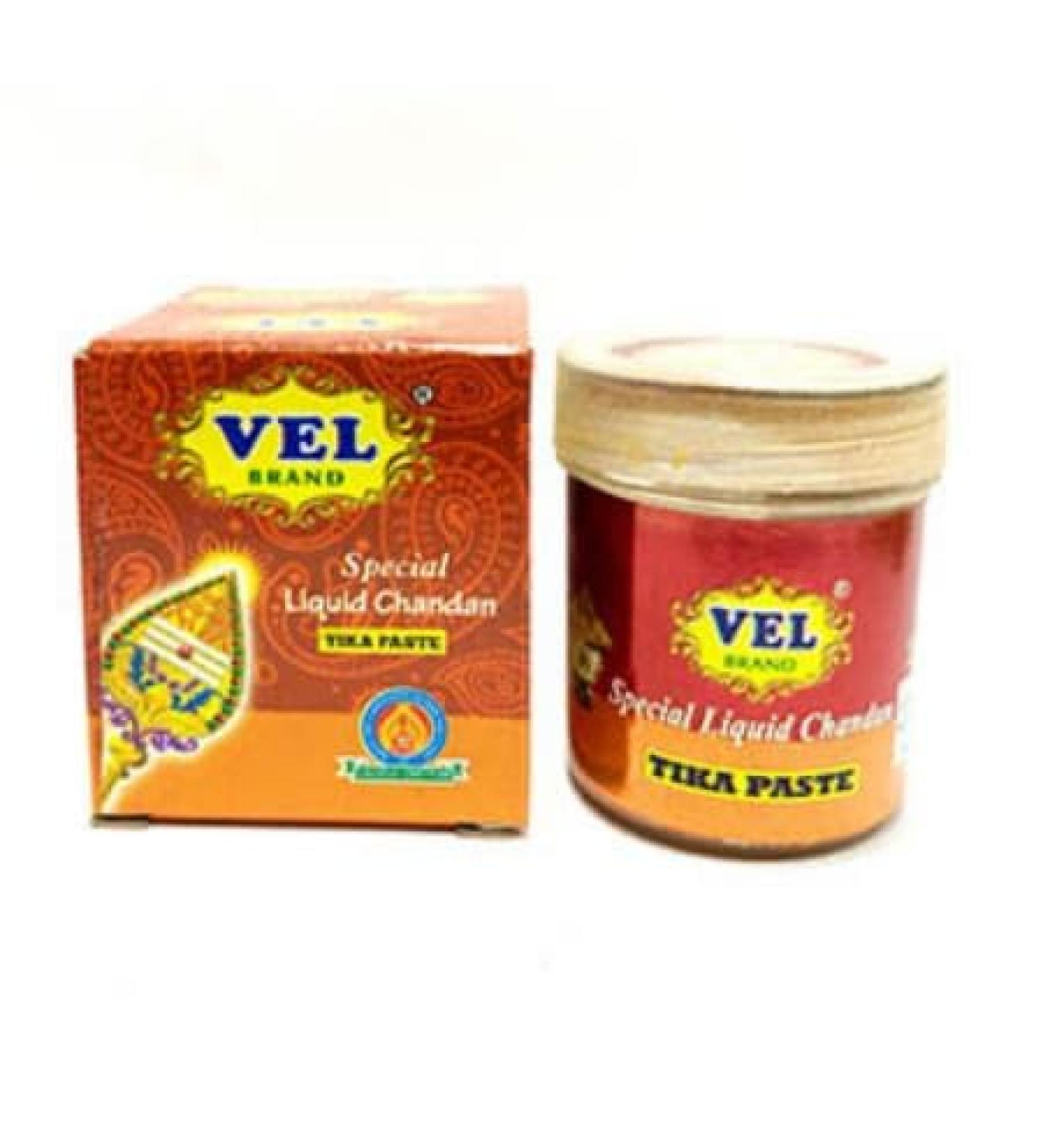 SEELANS VET BRAND SPECIAL LIQUID CHANDAN TIKA PASTE 70G | pOOJA ITEAMS | INDIAN ORIGIN - Buy Online on GoSupps.com