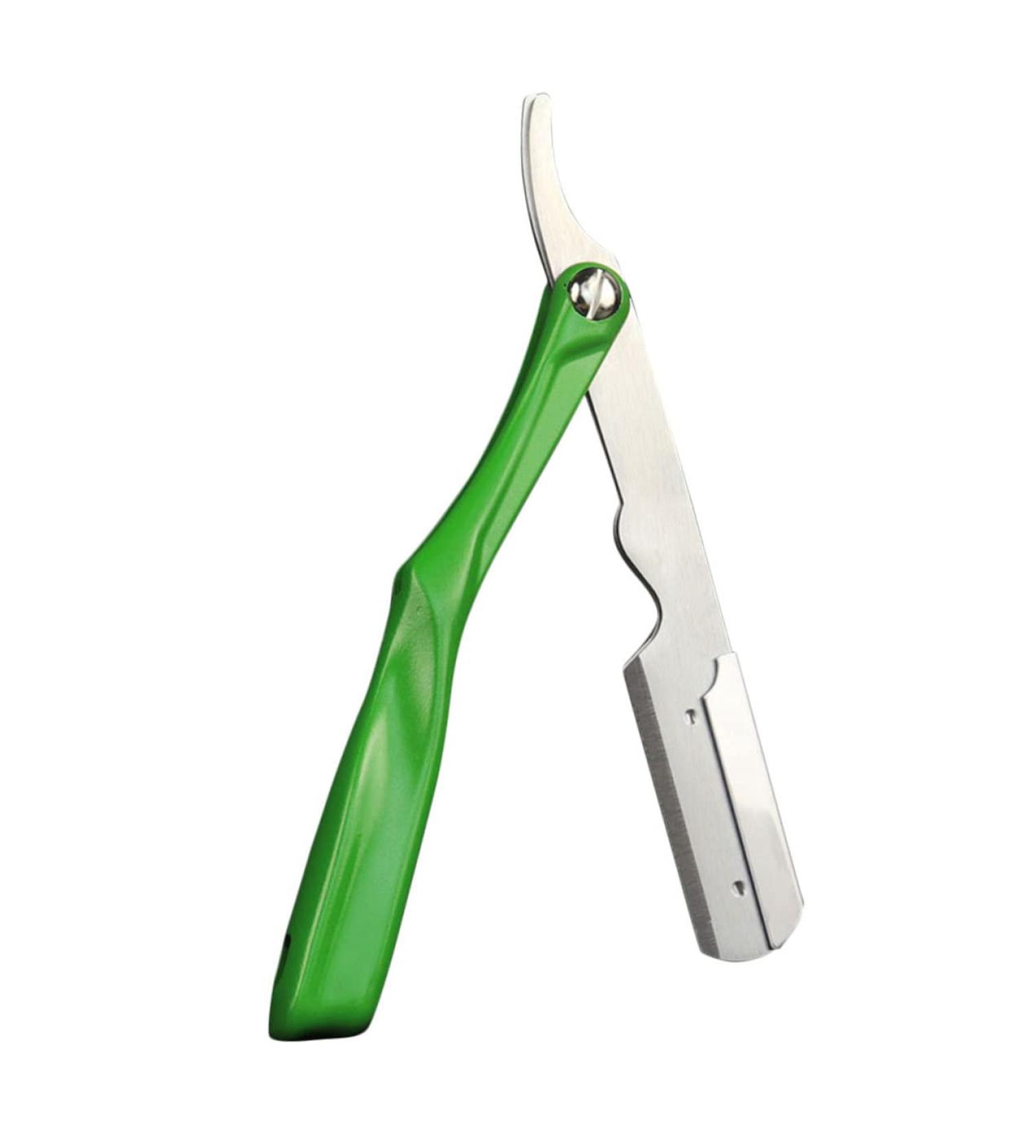 Frcolor Manual Razor & Blades for Men | Rustproof Stainless Steel Shaver Holder | Ideal for Hairdressers & Haircuts - Buy Online on GoSupps.com