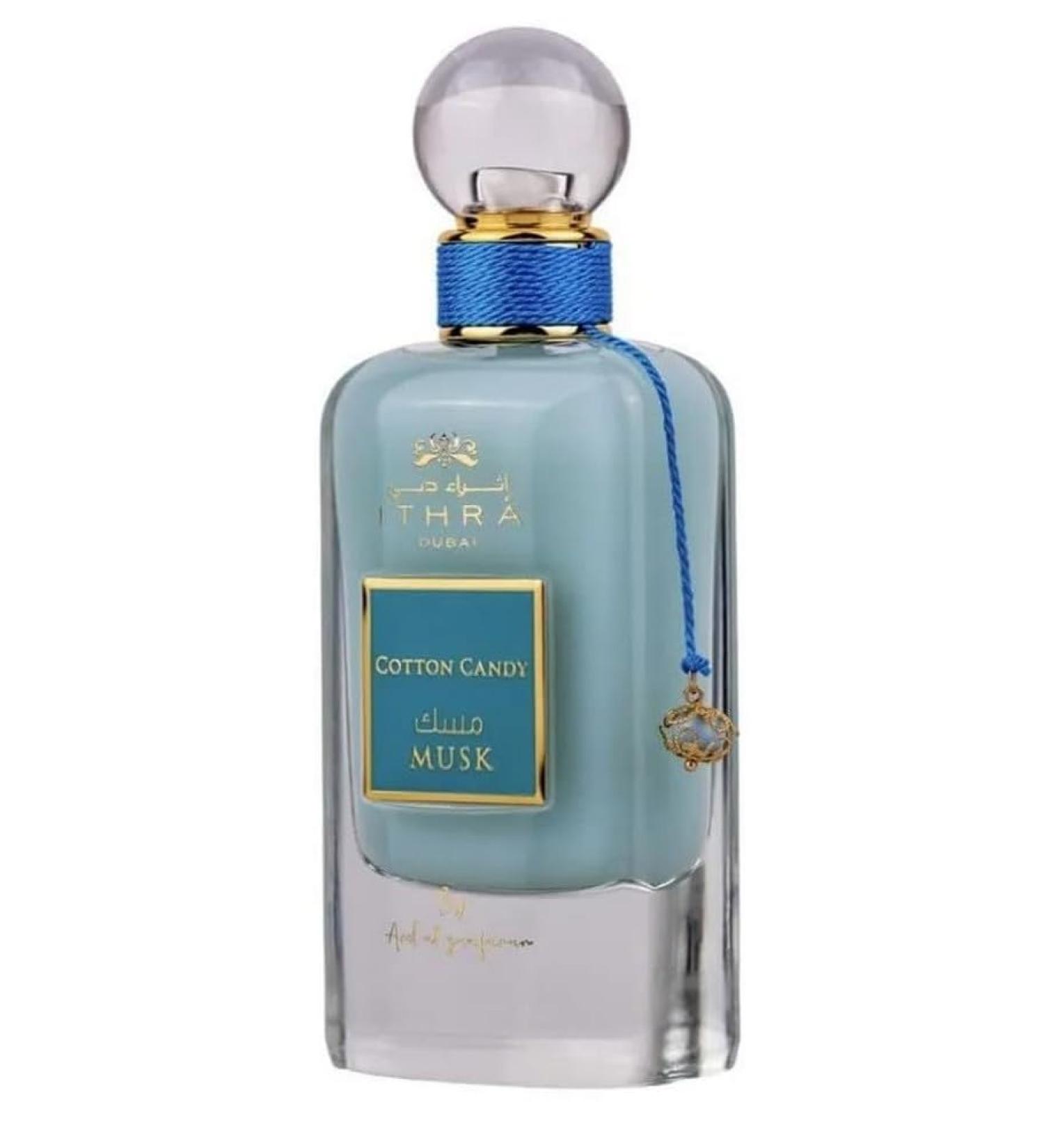 Ard Al Zaafaran Ithra Dubai Cotton Candy Musk Eau De Parfum Spray for Women 3.4 Ounce
