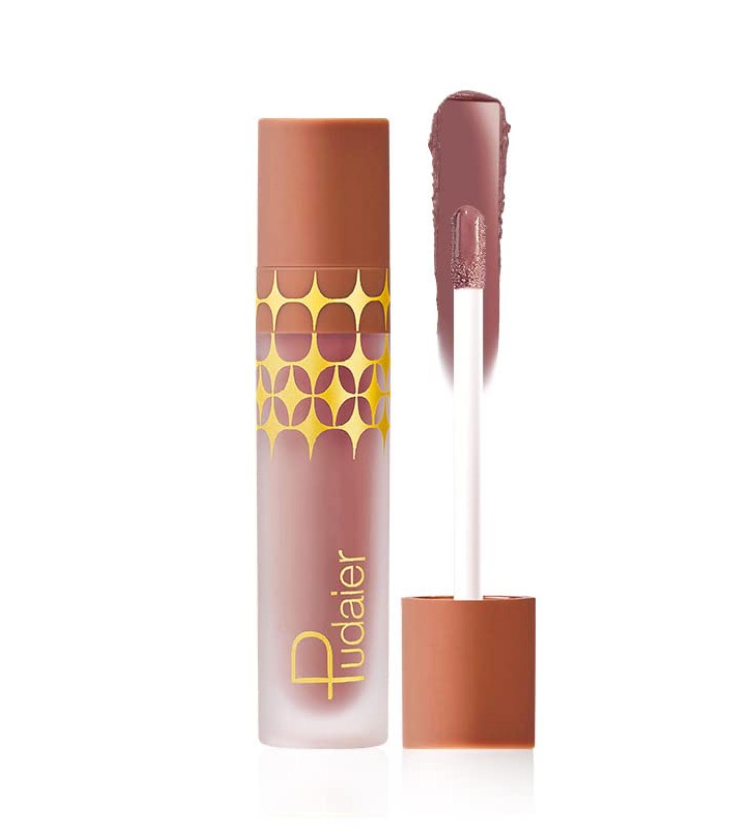 INTEROOKIE 24 Colors Matte Pearlescent Mist Face Non-Stick Cup Lip Glaze Liquid Lipstick Color (02) - Buy Online on GoSupps.com