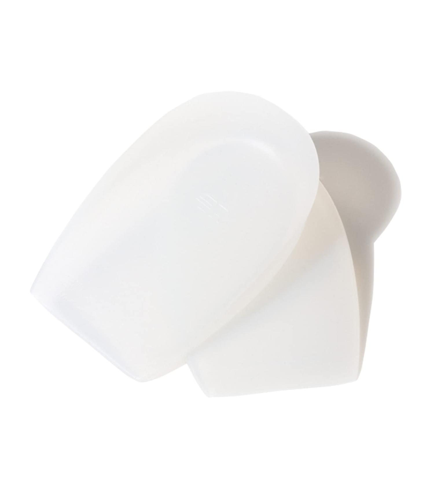 Rehband QD Silicone Heel Wedge | 1 Pair Gel Heel Cups for Height Increase | White Color Size L - Shop Now! - Buy Online on GoSupps.com