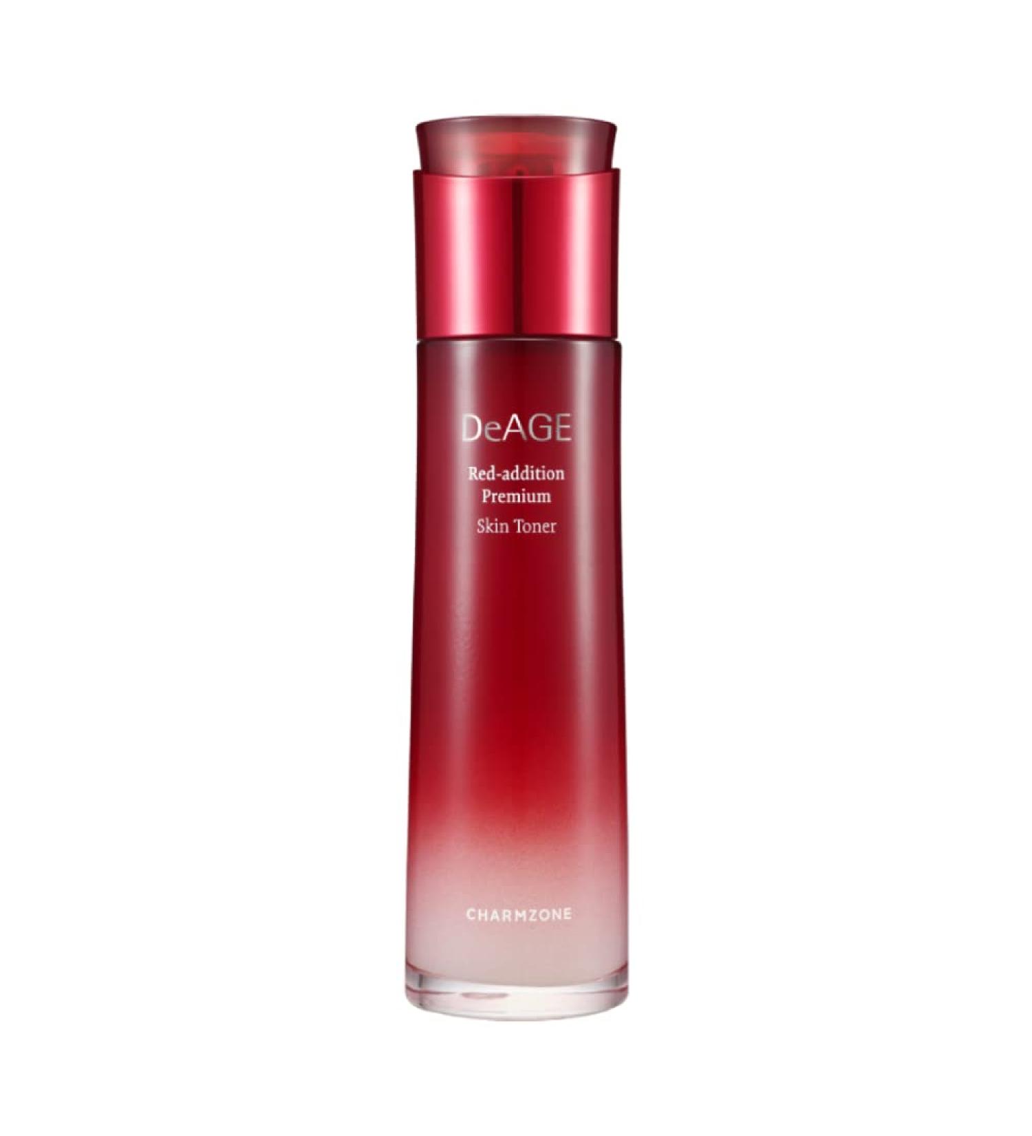 CHARMZONE DeAge Red-Addition Premium Toner 140ml - Anti-Aging Korean Skincare for Youthful Skin | International Shipping - Buy Online on GoSupps.com